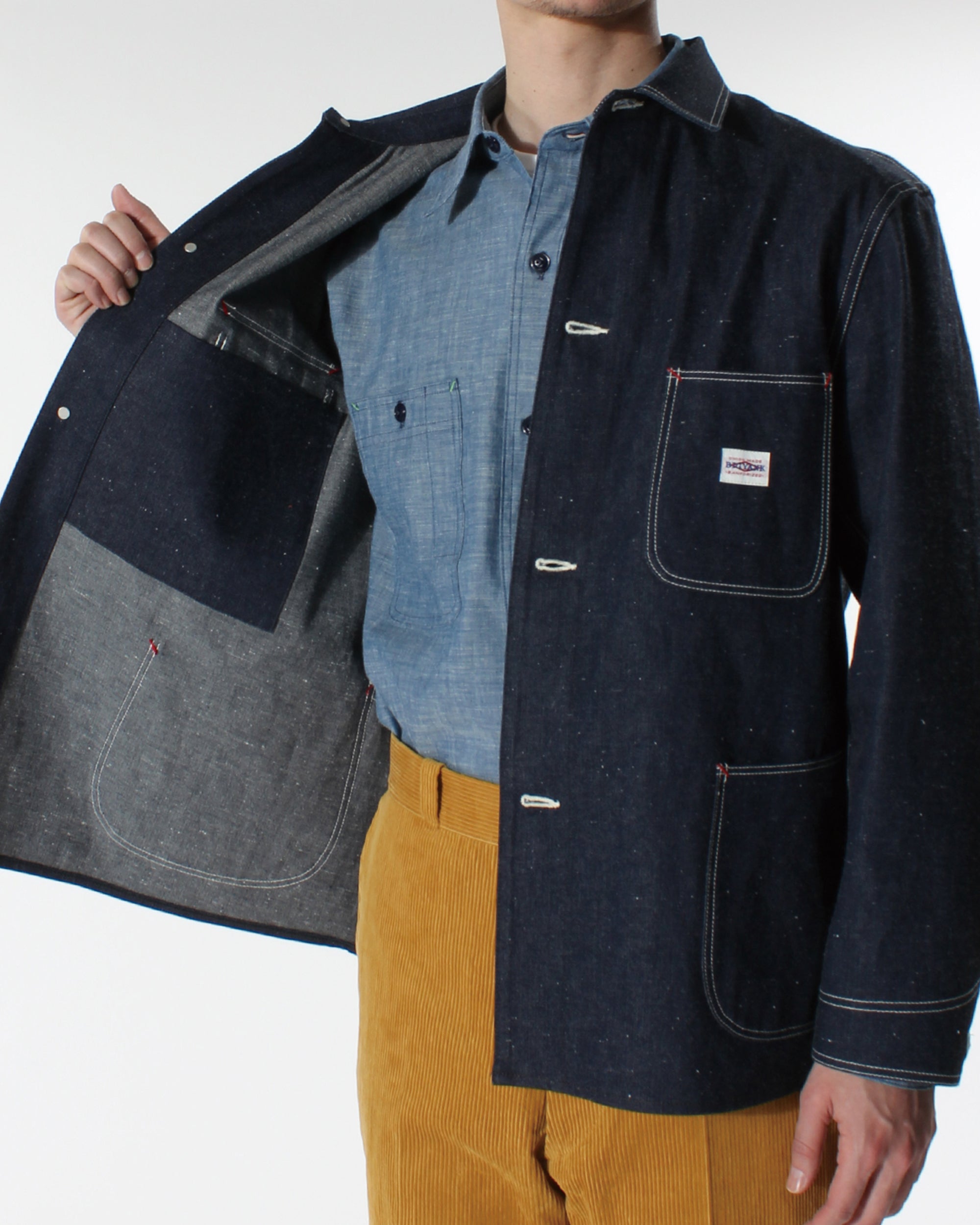 1955 COVERALL NEP DENIM