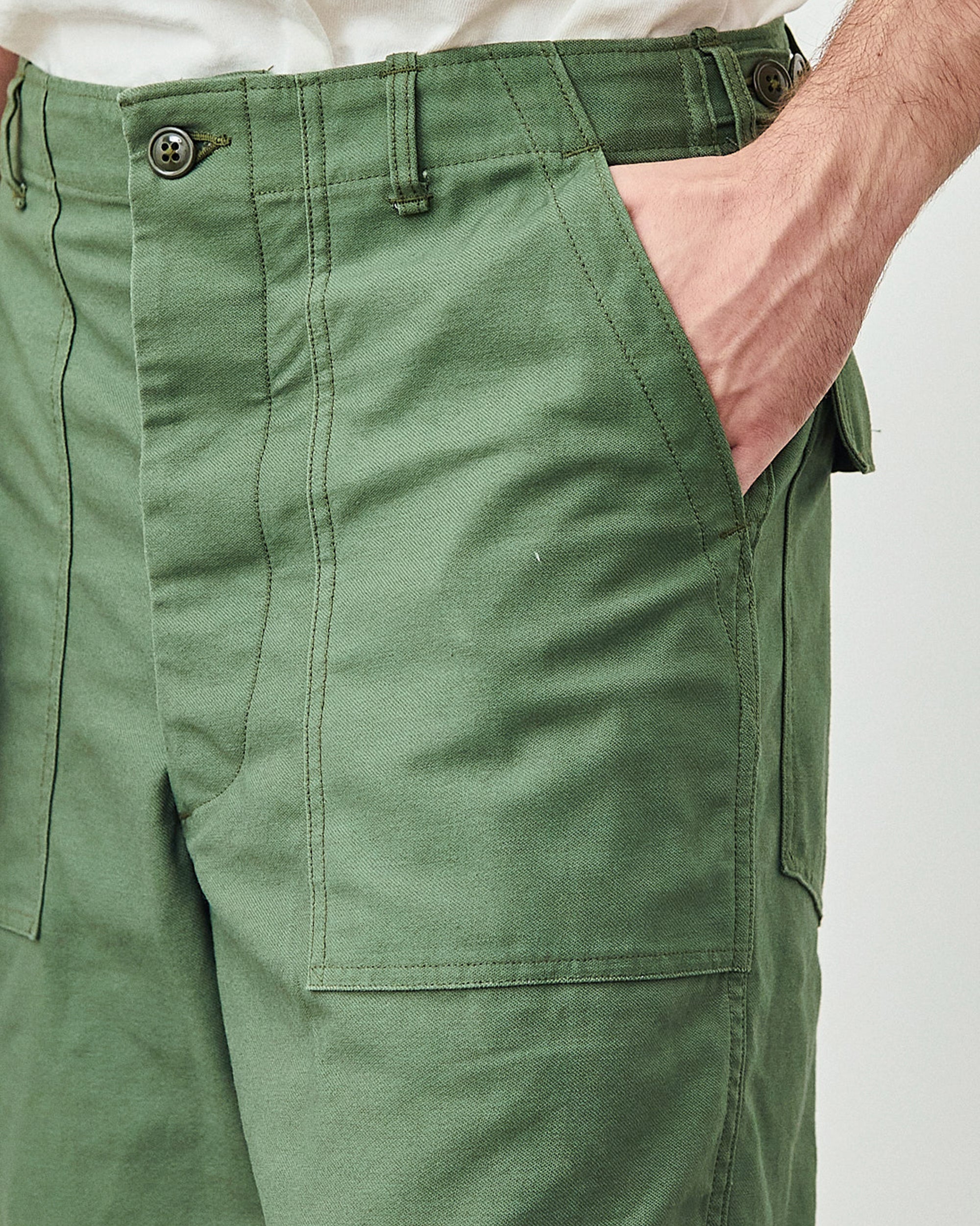 1961 UTILITY SHORTS VTG SATEEN