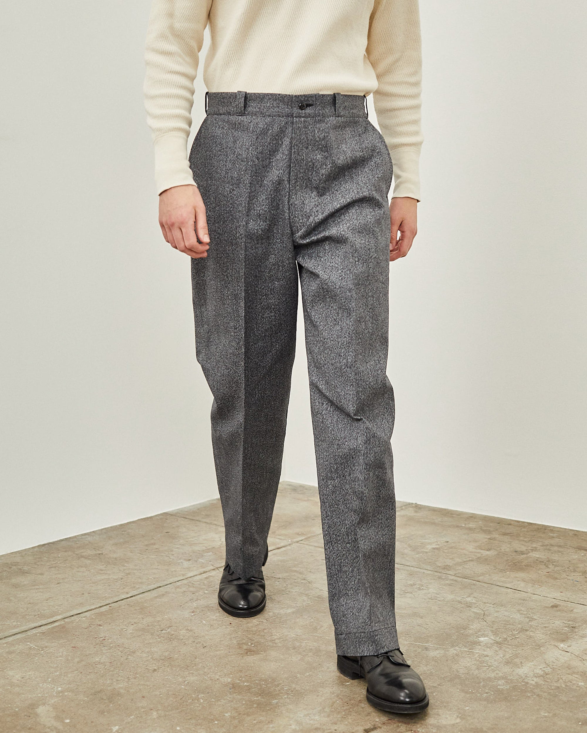 1963 TROUSERS HEATHER CHAMBRAY