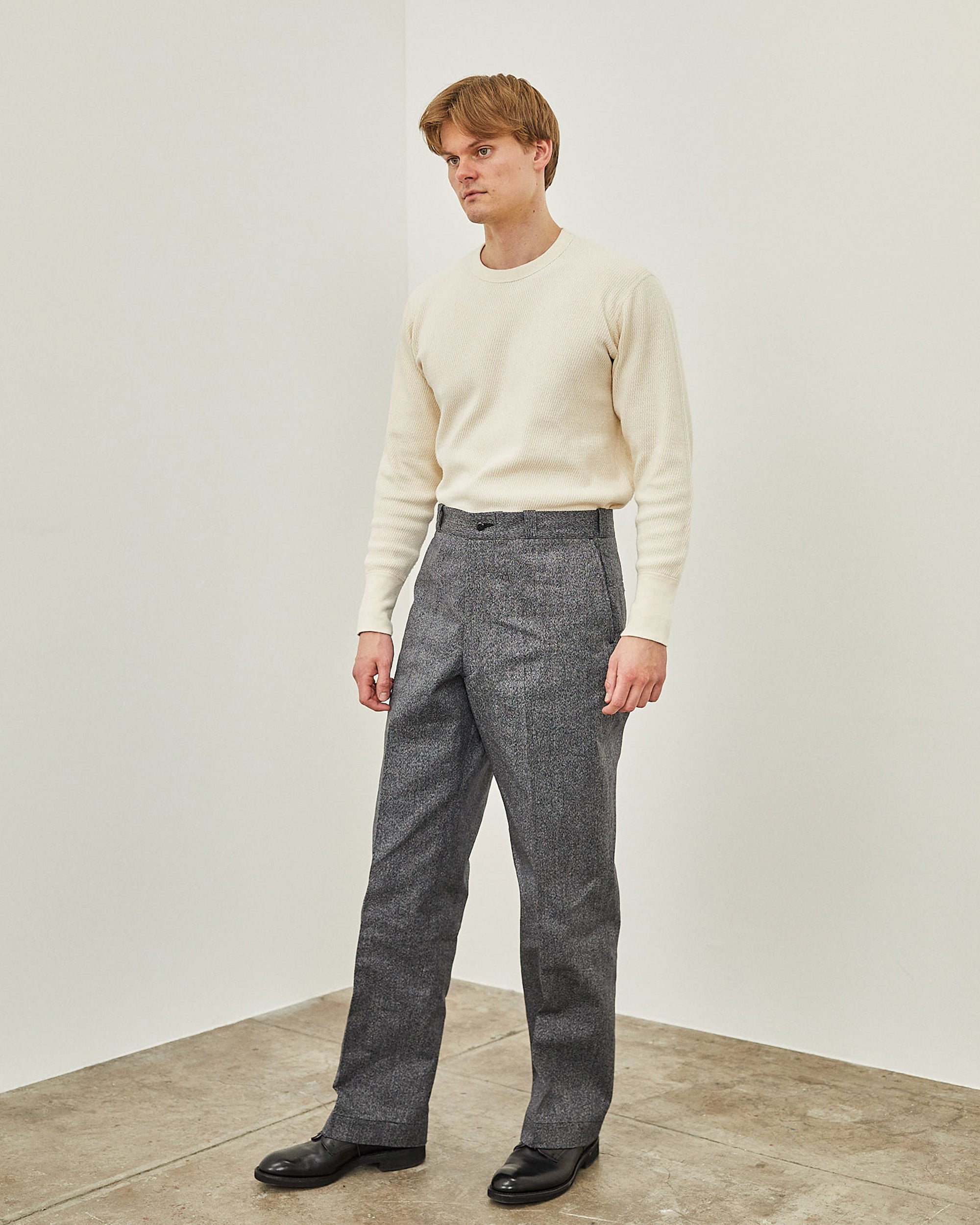 1963 TROUSERS HEATHER CHAMBRAY