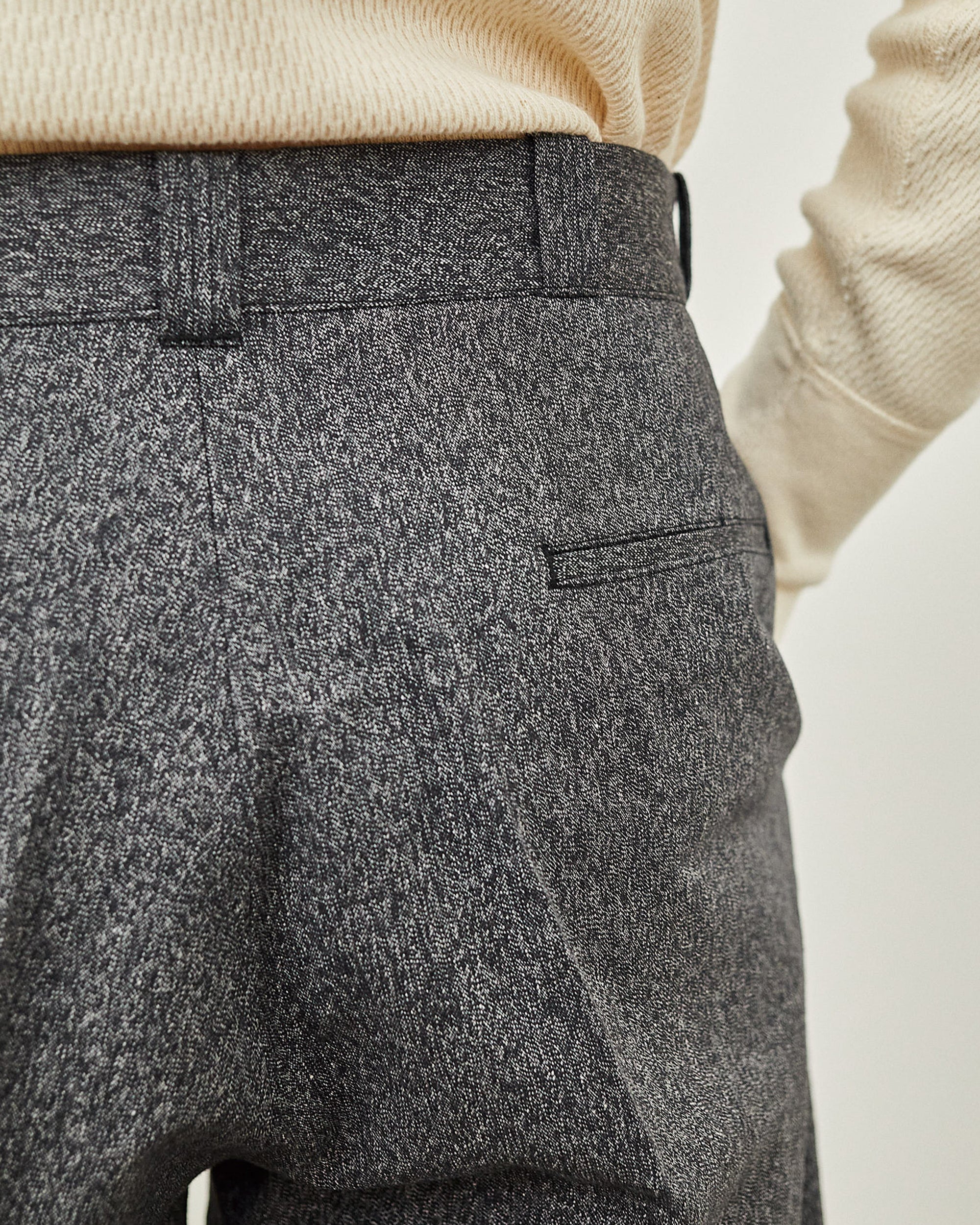 1963 TROUSERS HEATHER CHAMBRAY