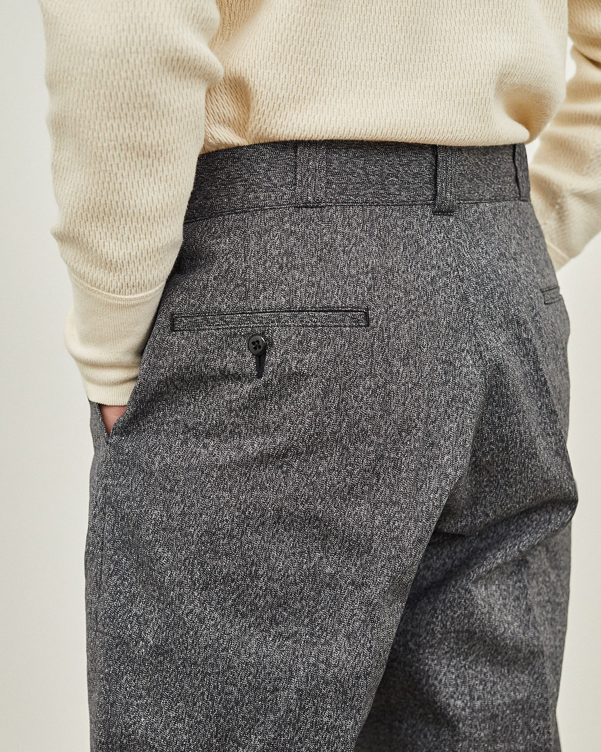 1963 TROUSERS HEATHER CHAMBRAY