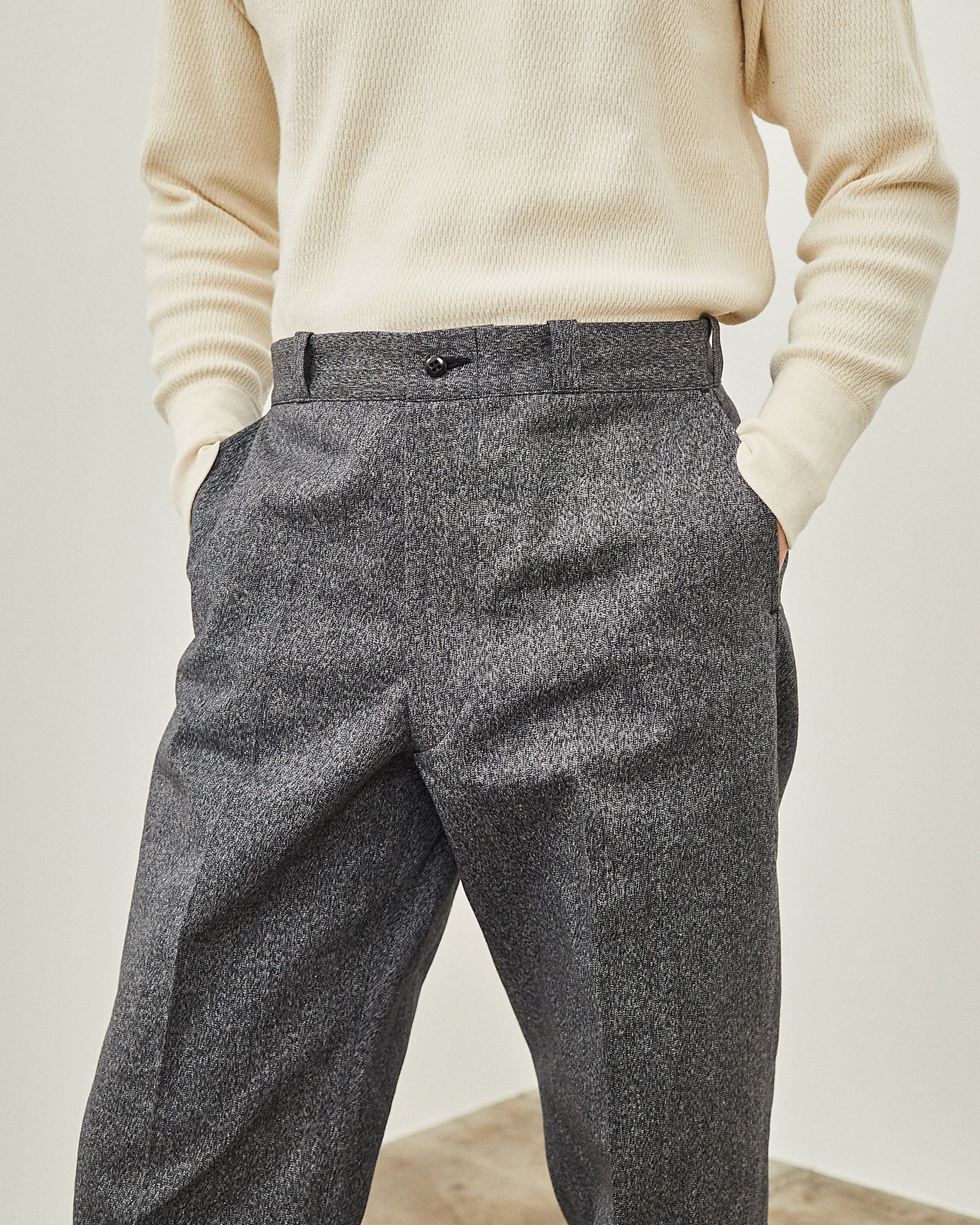 1963 TROUSERS HEATHER CHAMBRAY