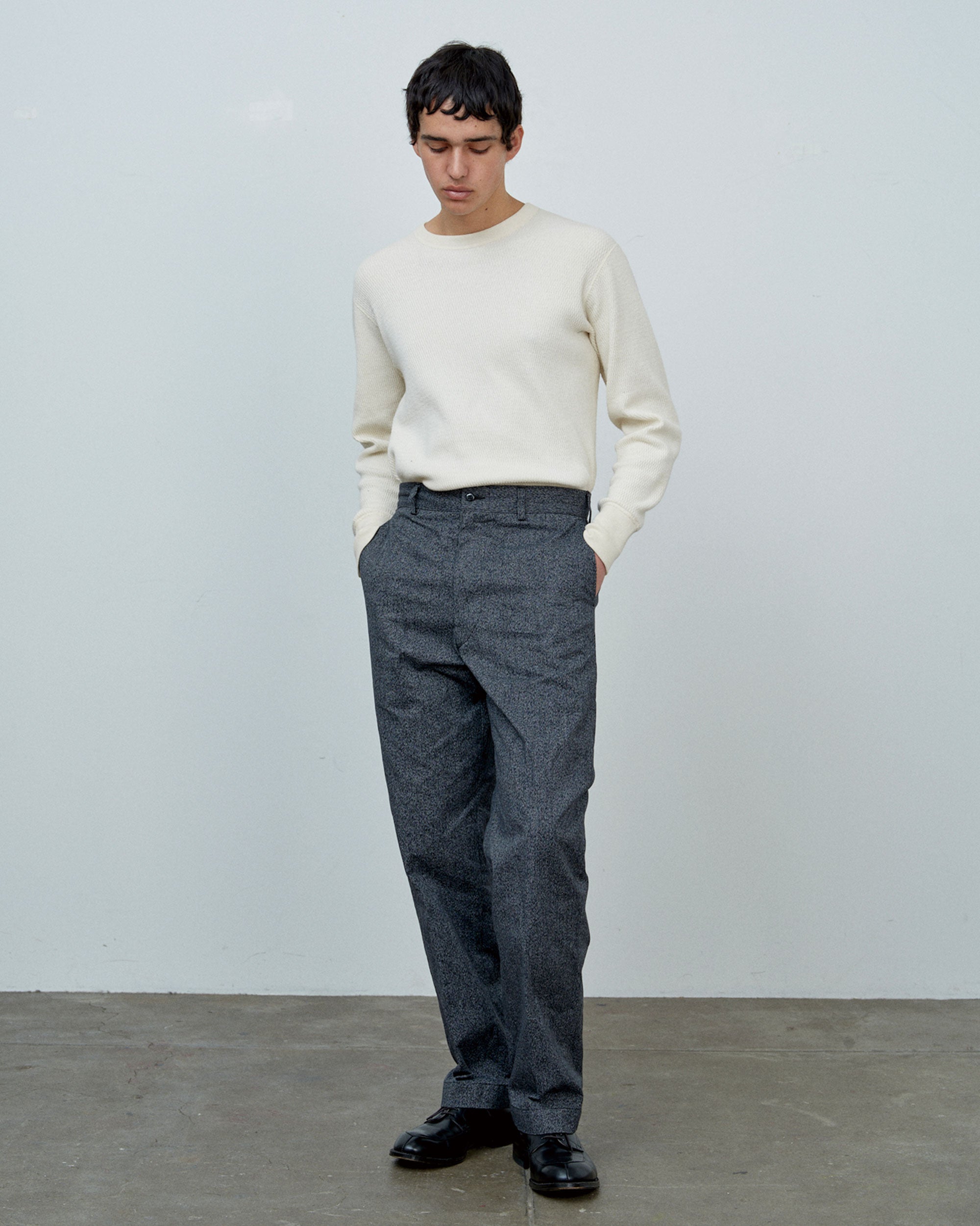 1963 TROUSERS HEATHER CHAMBRAY