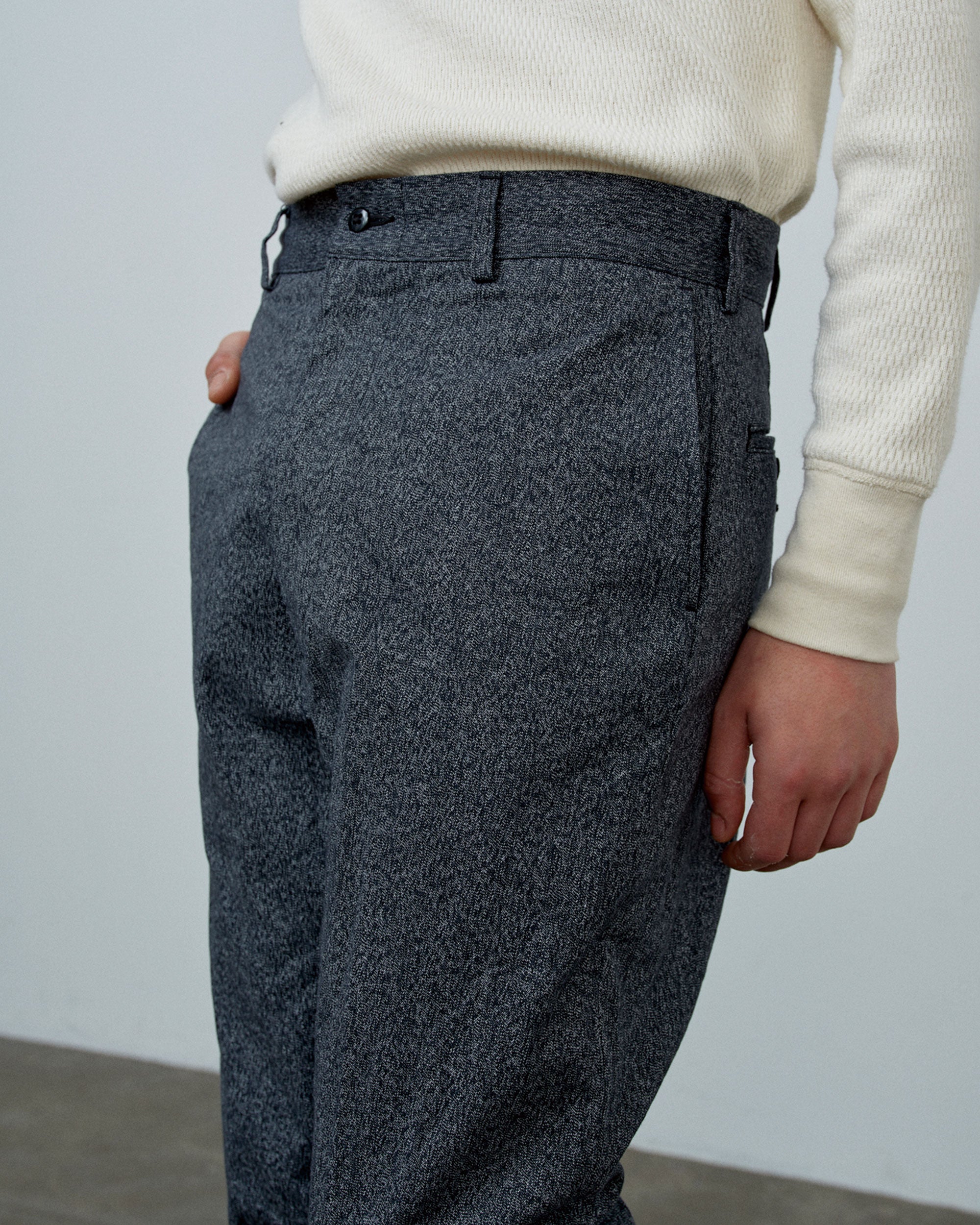 1963 TROUSERS HEATHER CHAMBRAY