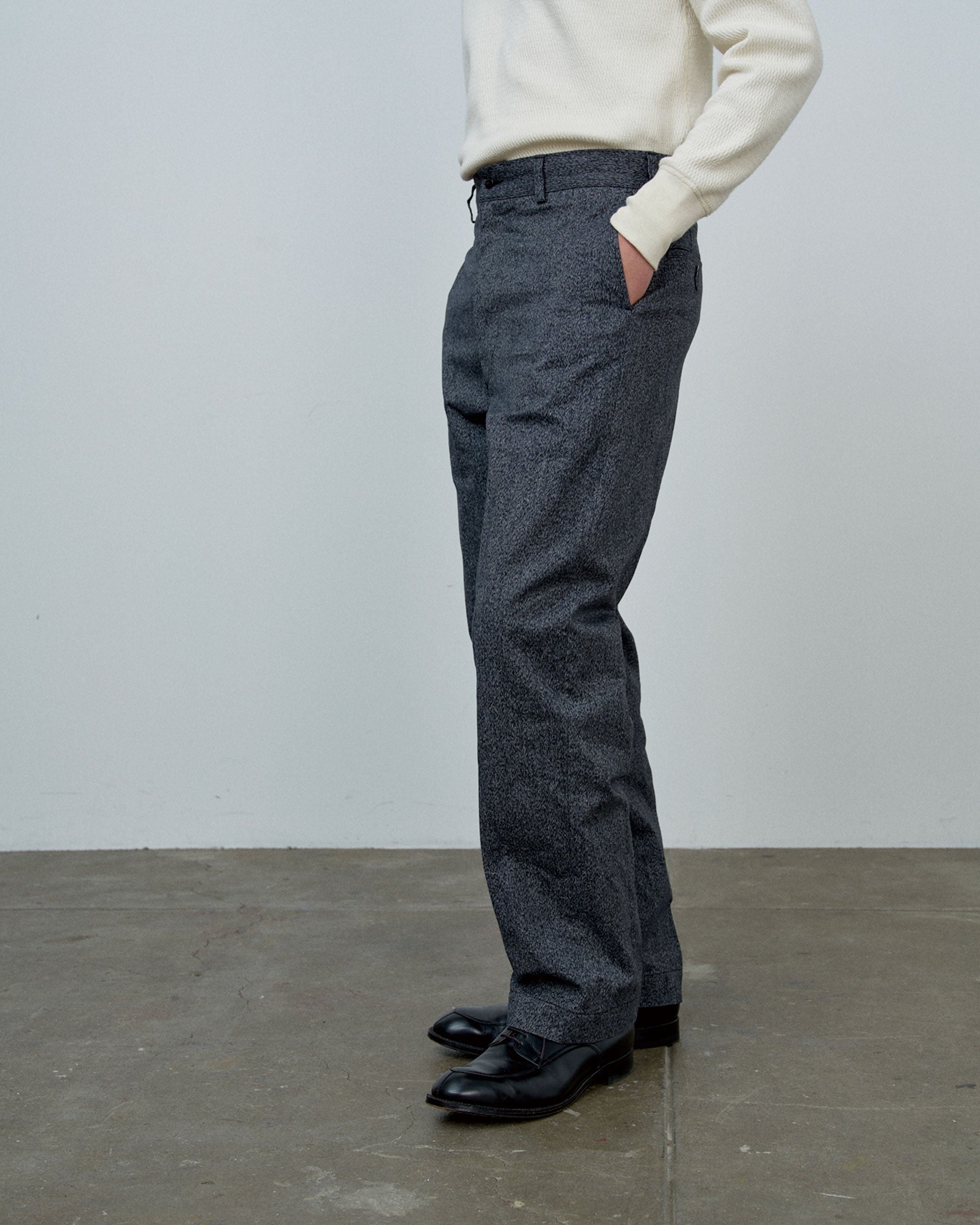 1963 TROUSERS HEATHER CHAMBRAY