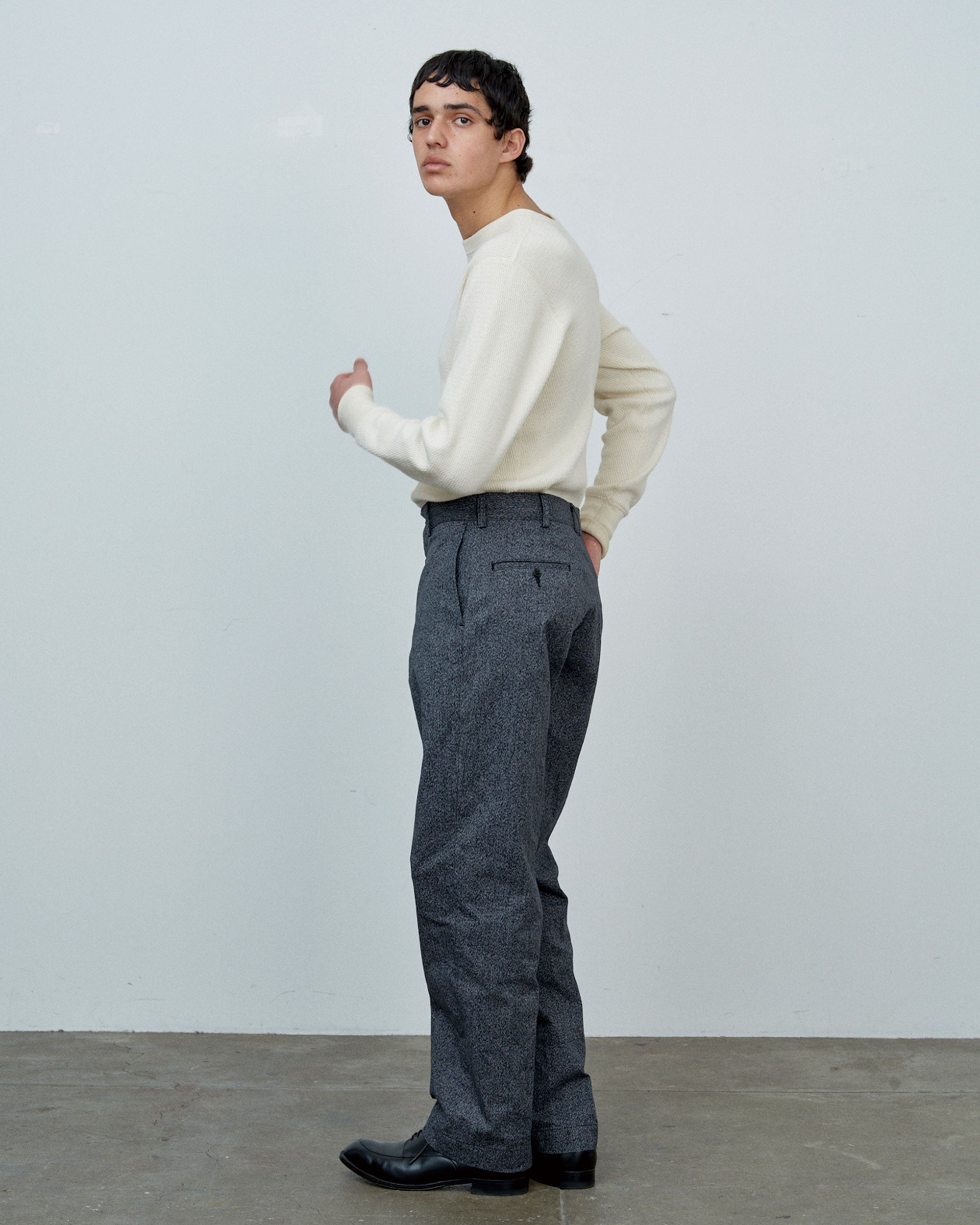 1963 TROUSERS HEATHER CHAMBRAY