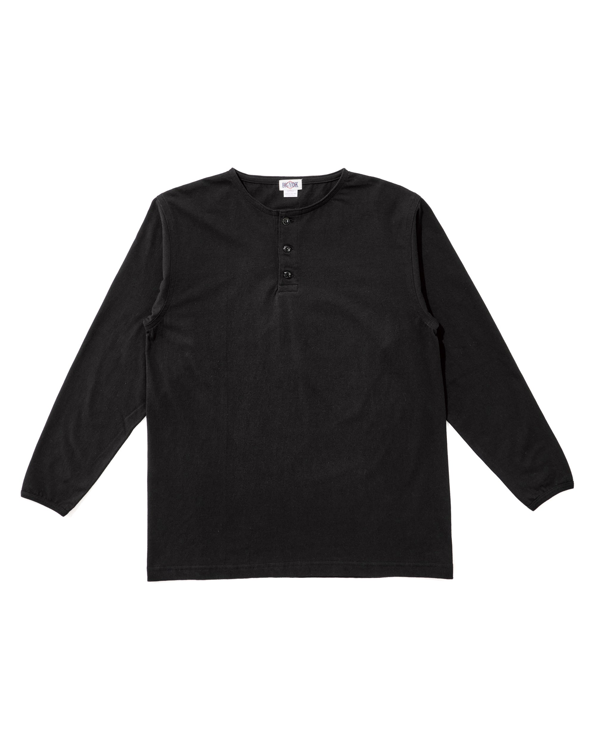 HENLEY NECK L/S TEE