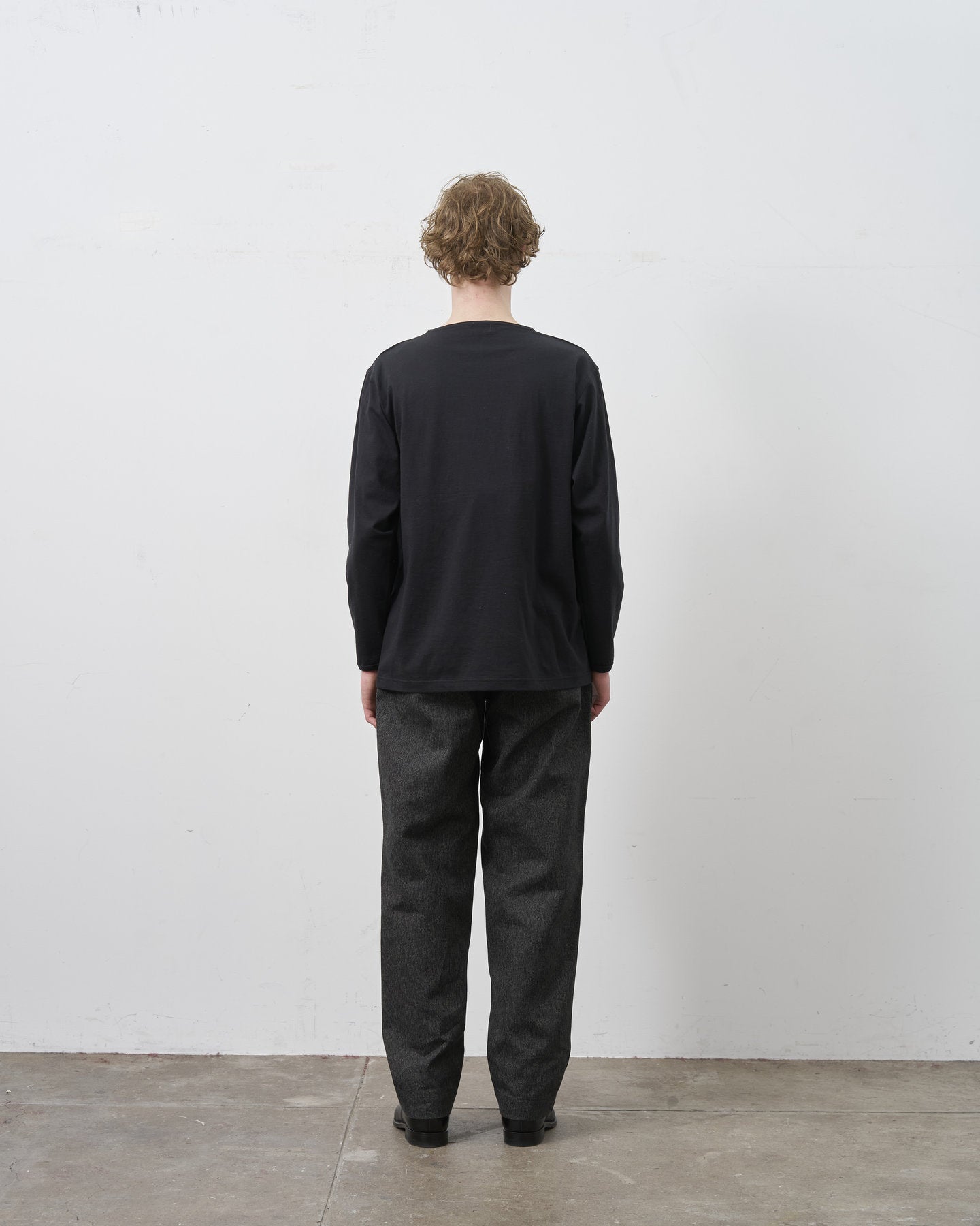HENLEY NECK L/S TEE