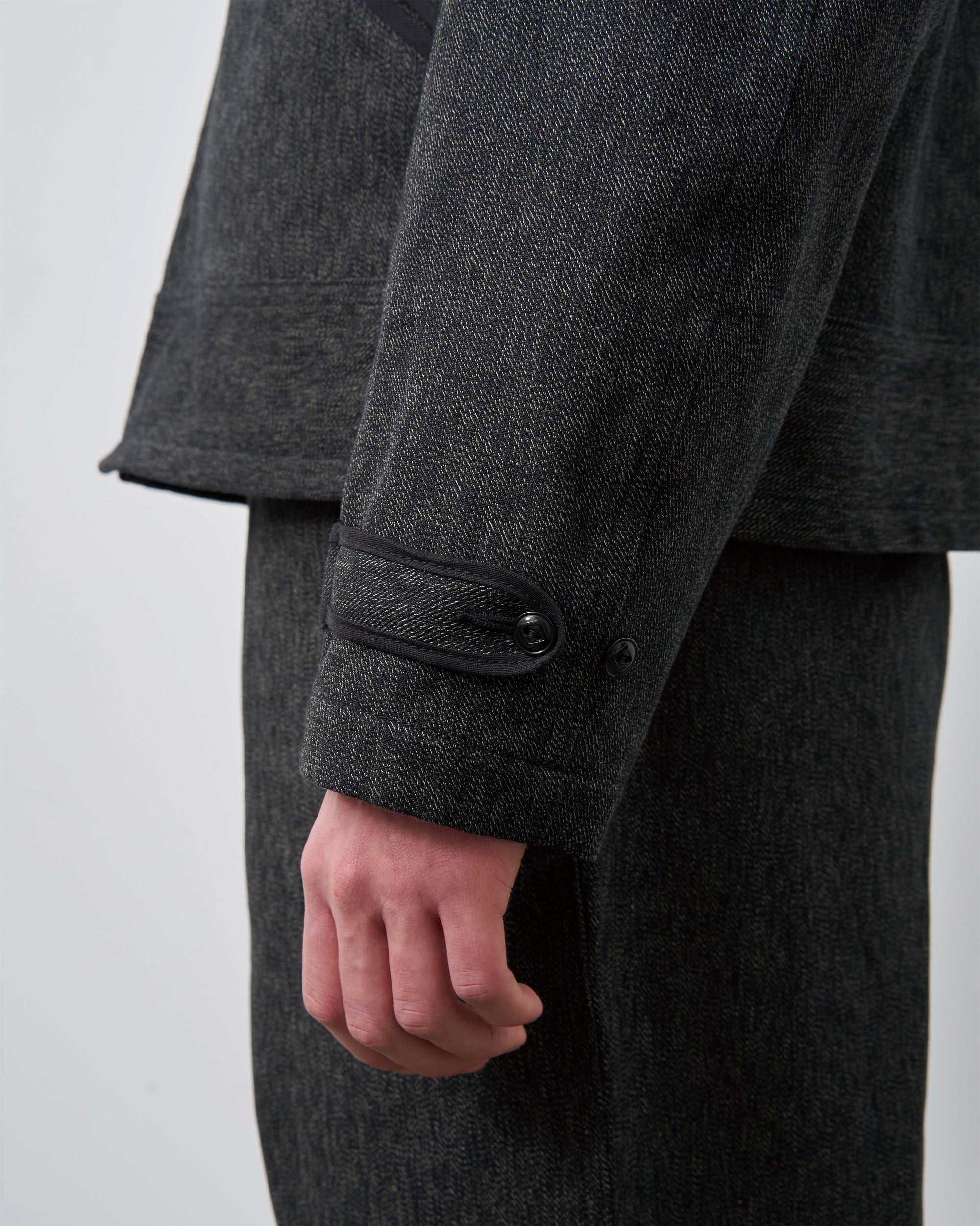 LEO JACKET HEATHER TWILL