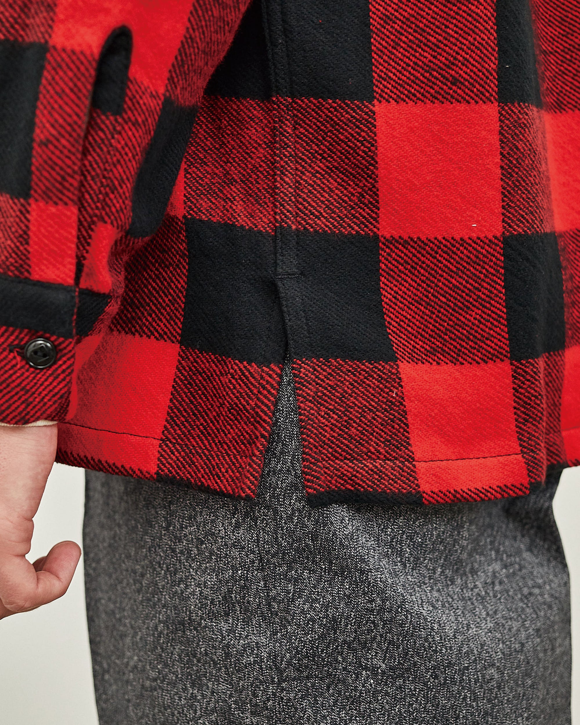 ROGER SHIRT PLAID COTTON TWEED