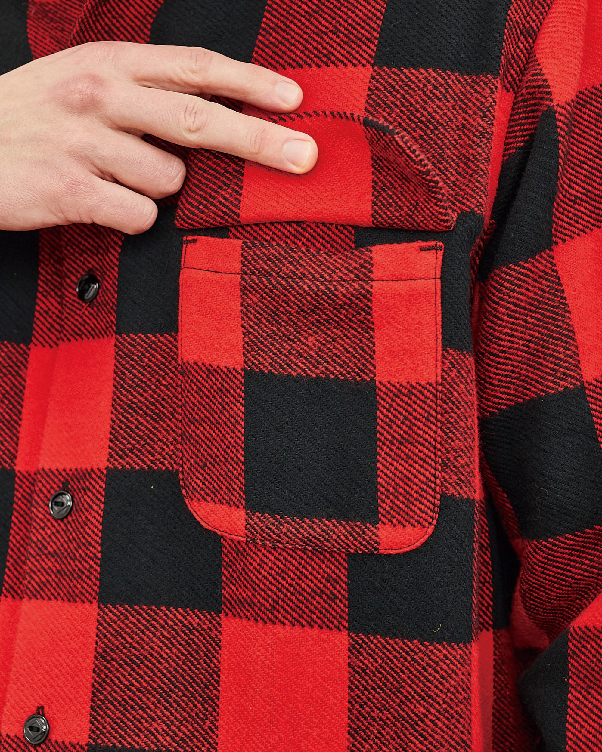 ROGER SHIRT PLAID COTTON TWEED