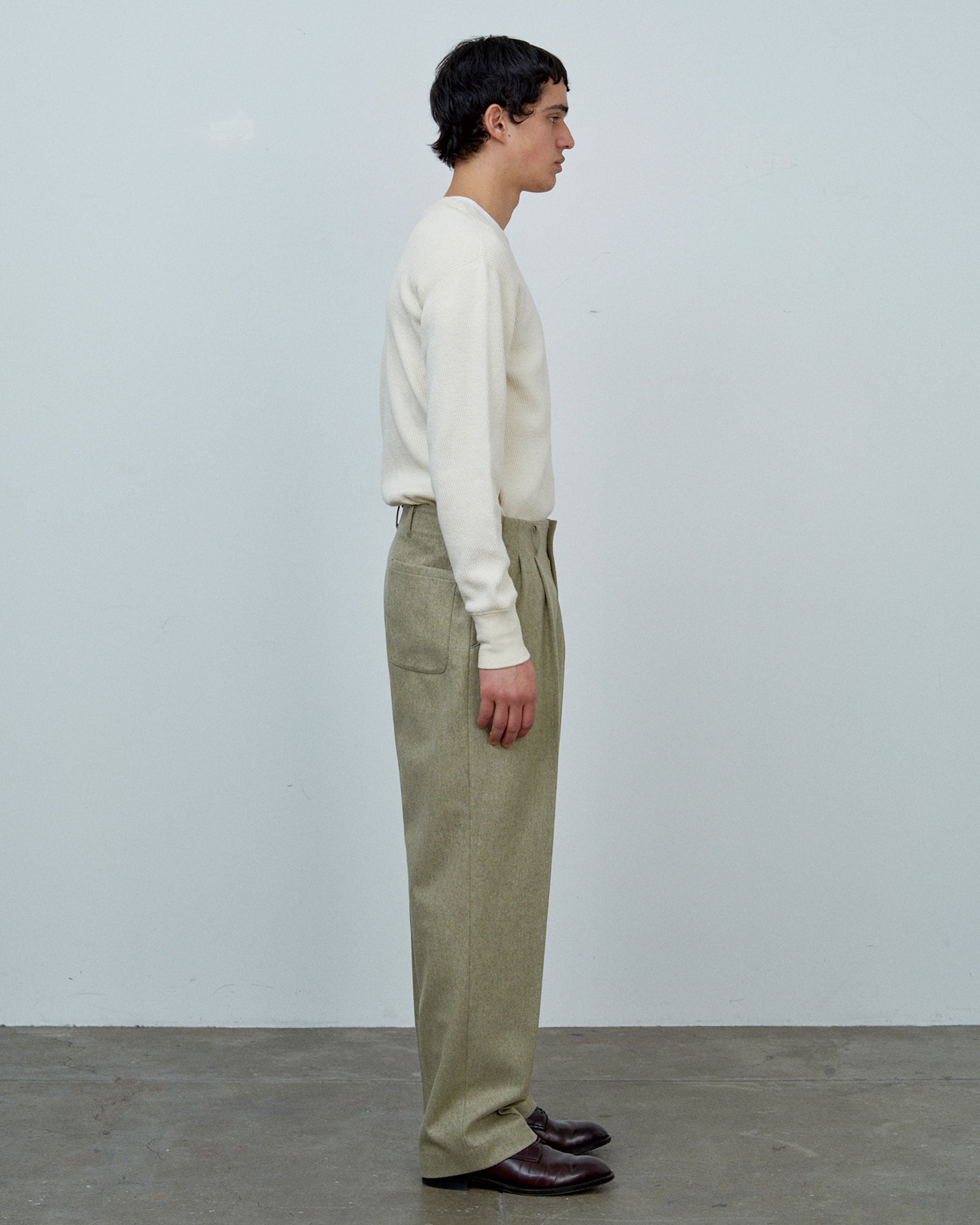 1950 PEGTOP WOOL FLANNEL