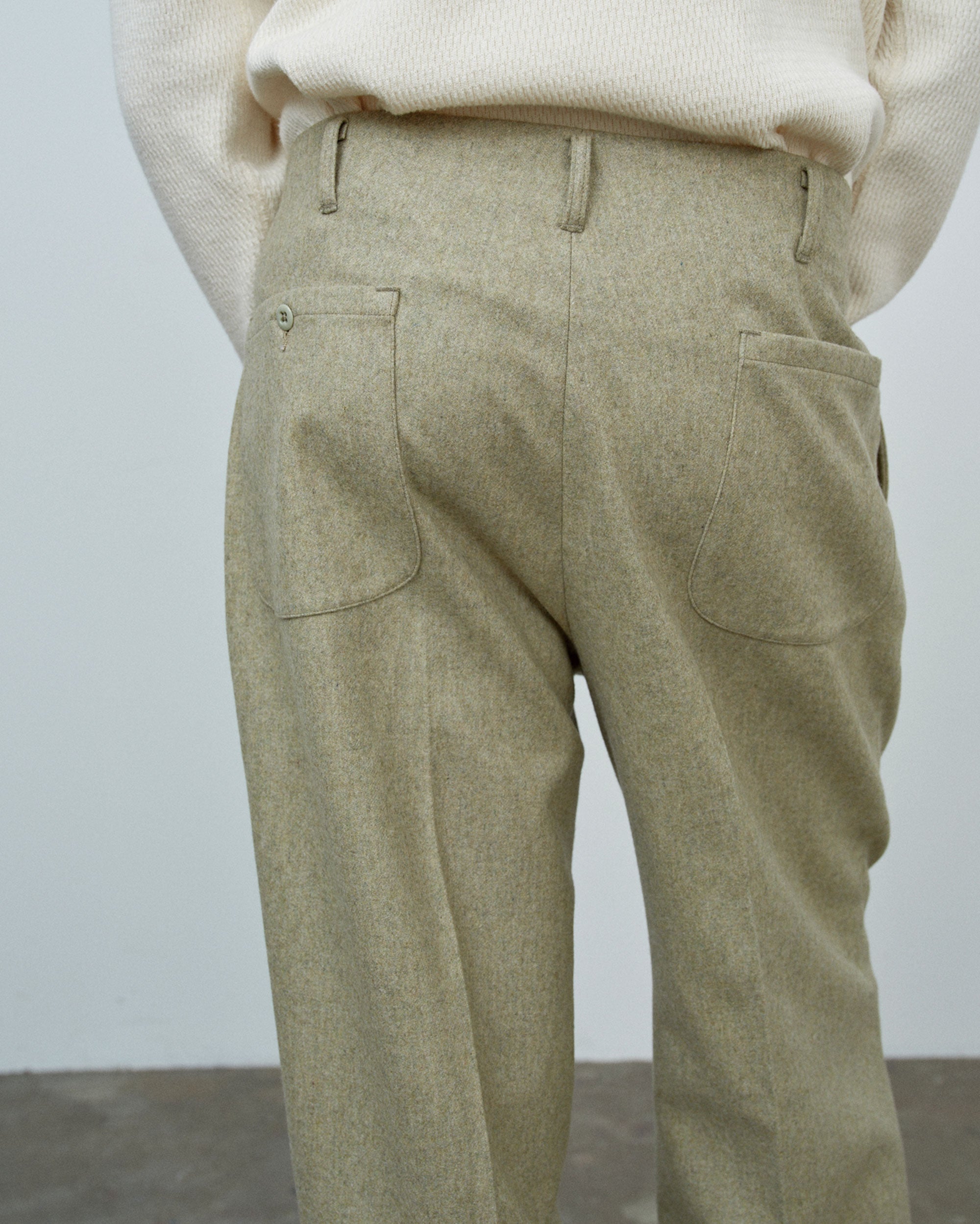 1950 PEGTOP WOOL FLANNEL