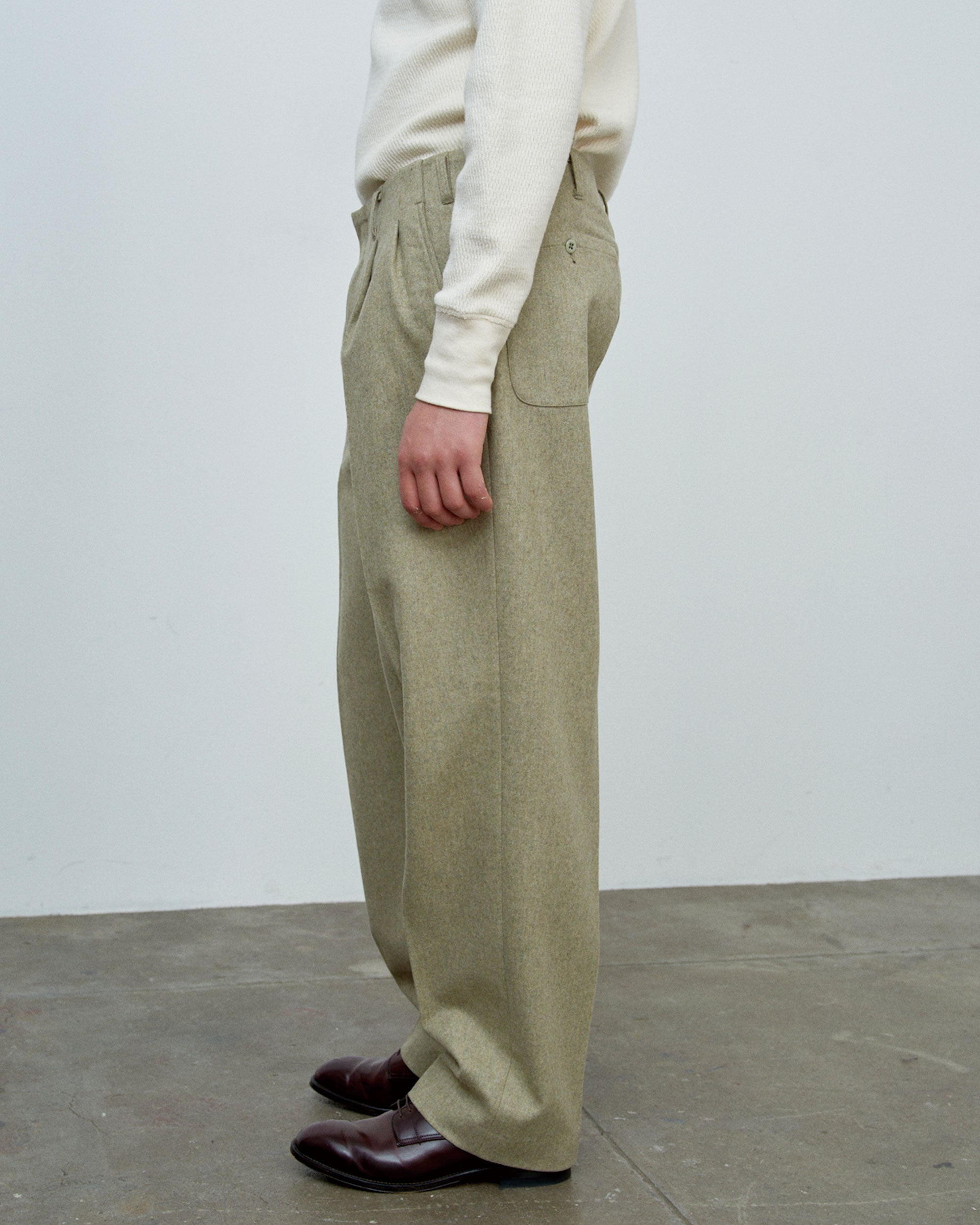 1950 PEGTOP WOOL FLANNEL