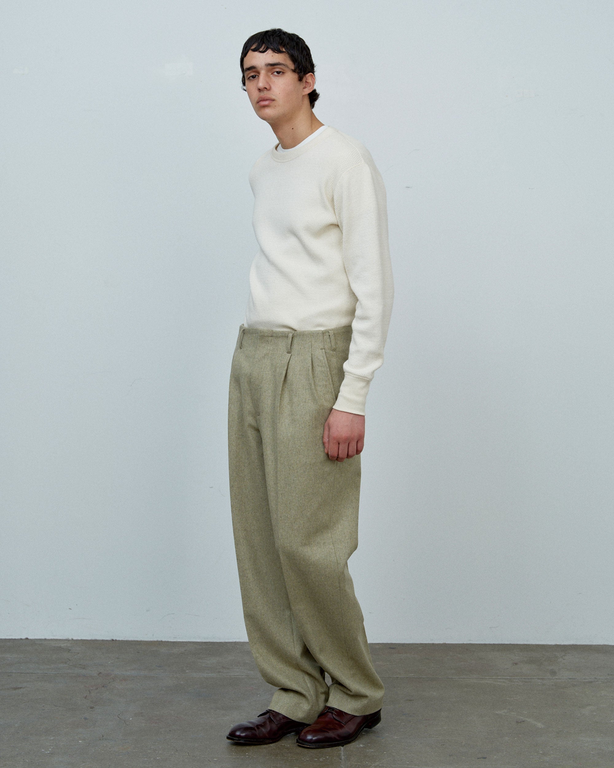 1950 PEGTOP WOOL FLANNEL