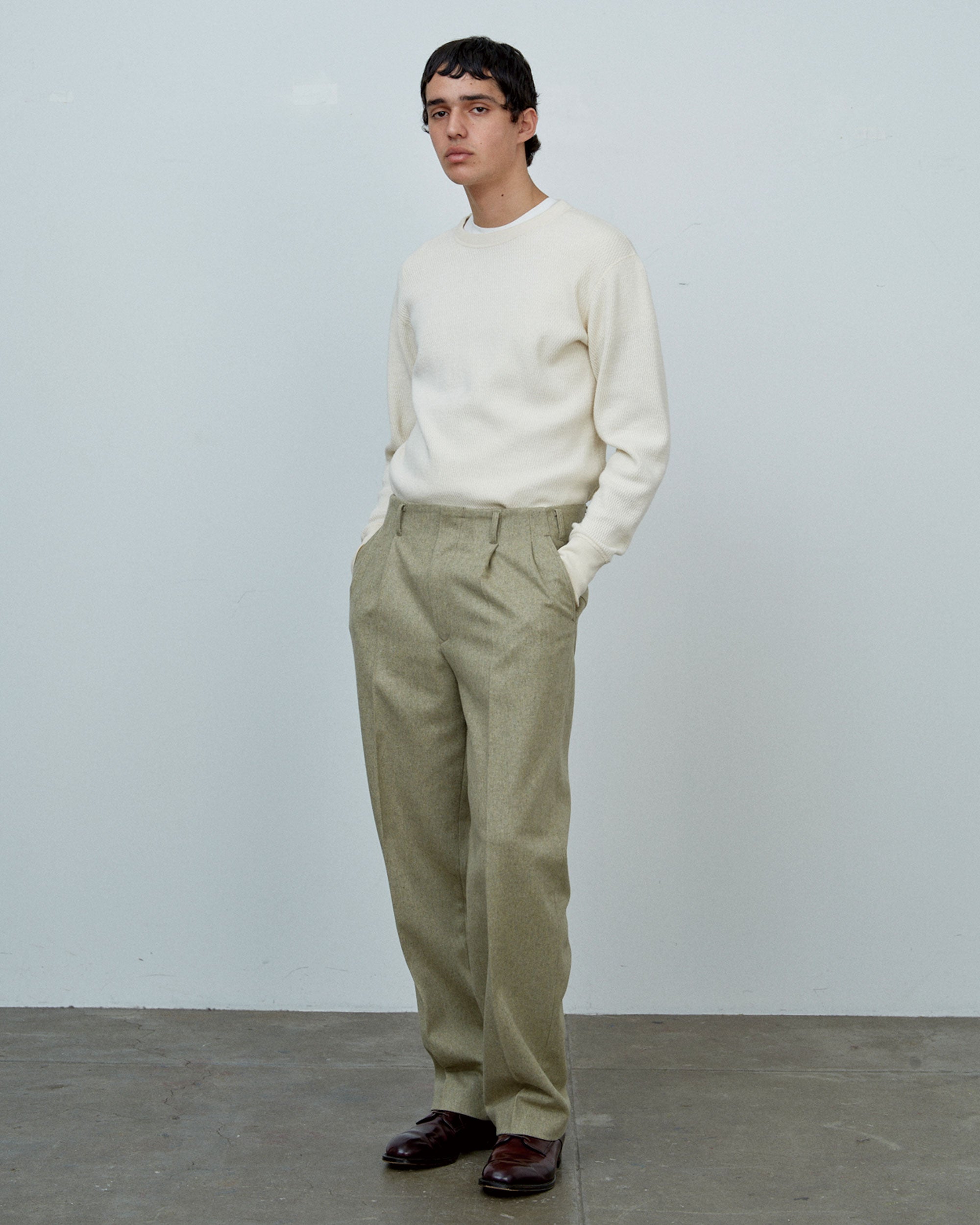 1950 PEGTOP WOOL FLANNEL