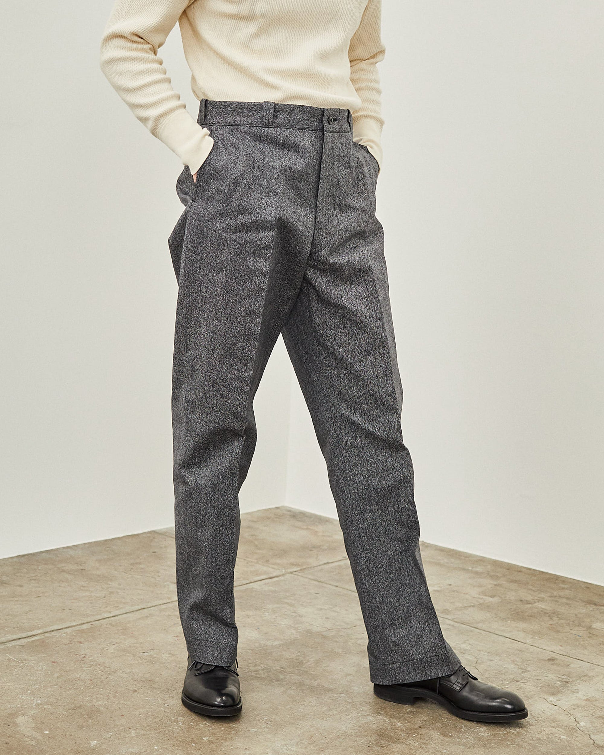1963 TROUSERS HEATHER CHAMBRAY