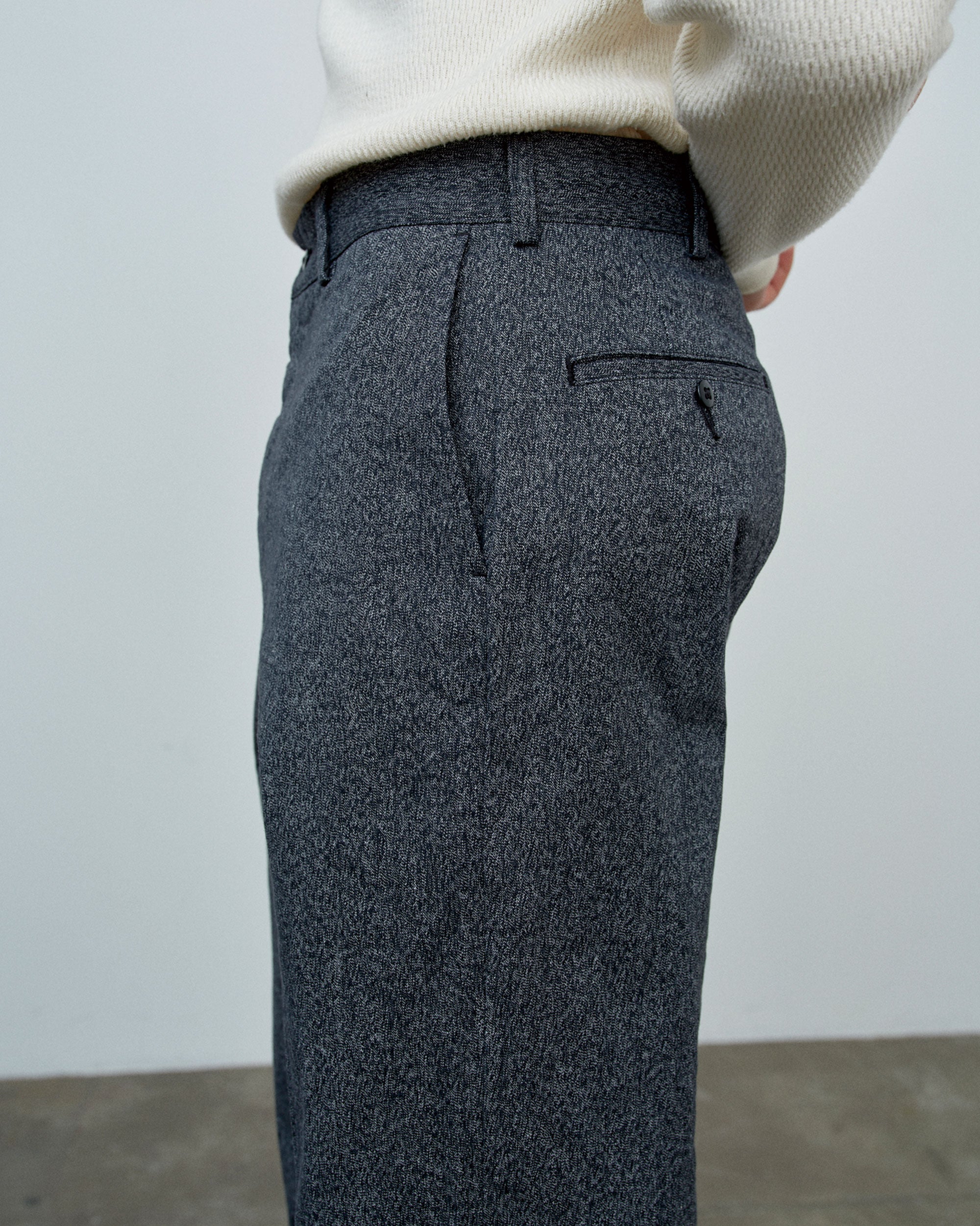 1963 TROUSERS HEATHER CHAMBRAY