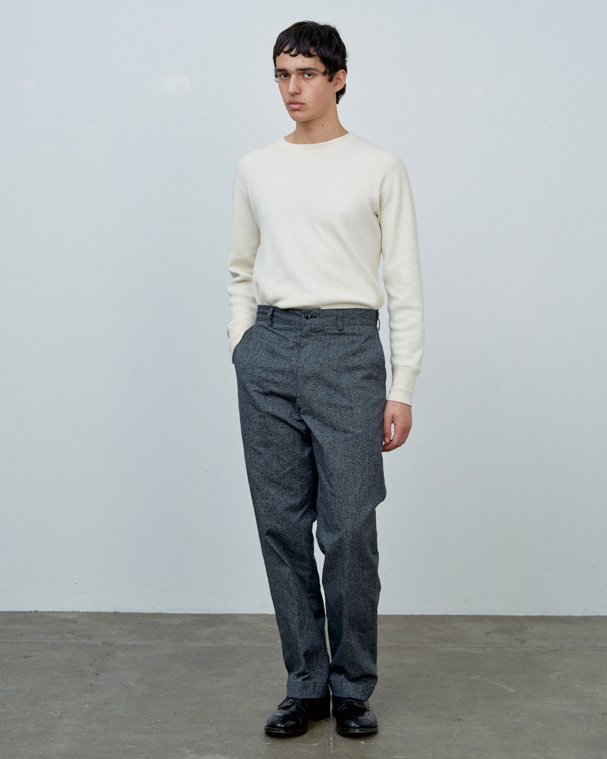 1963 TROUSERS HEATHER CHAMBRAY
