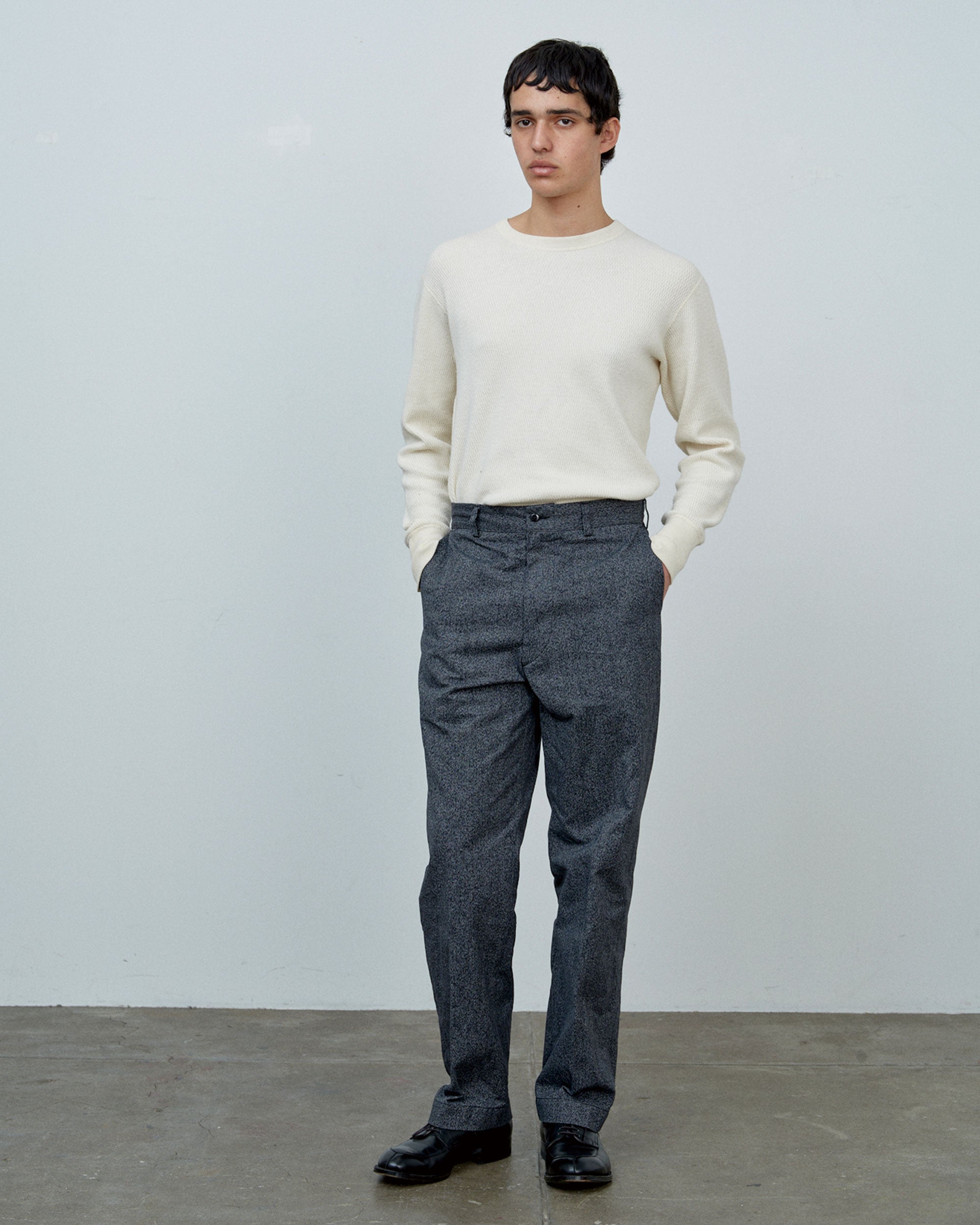 1963 TROUSERS HEATHER CHAMBRAY