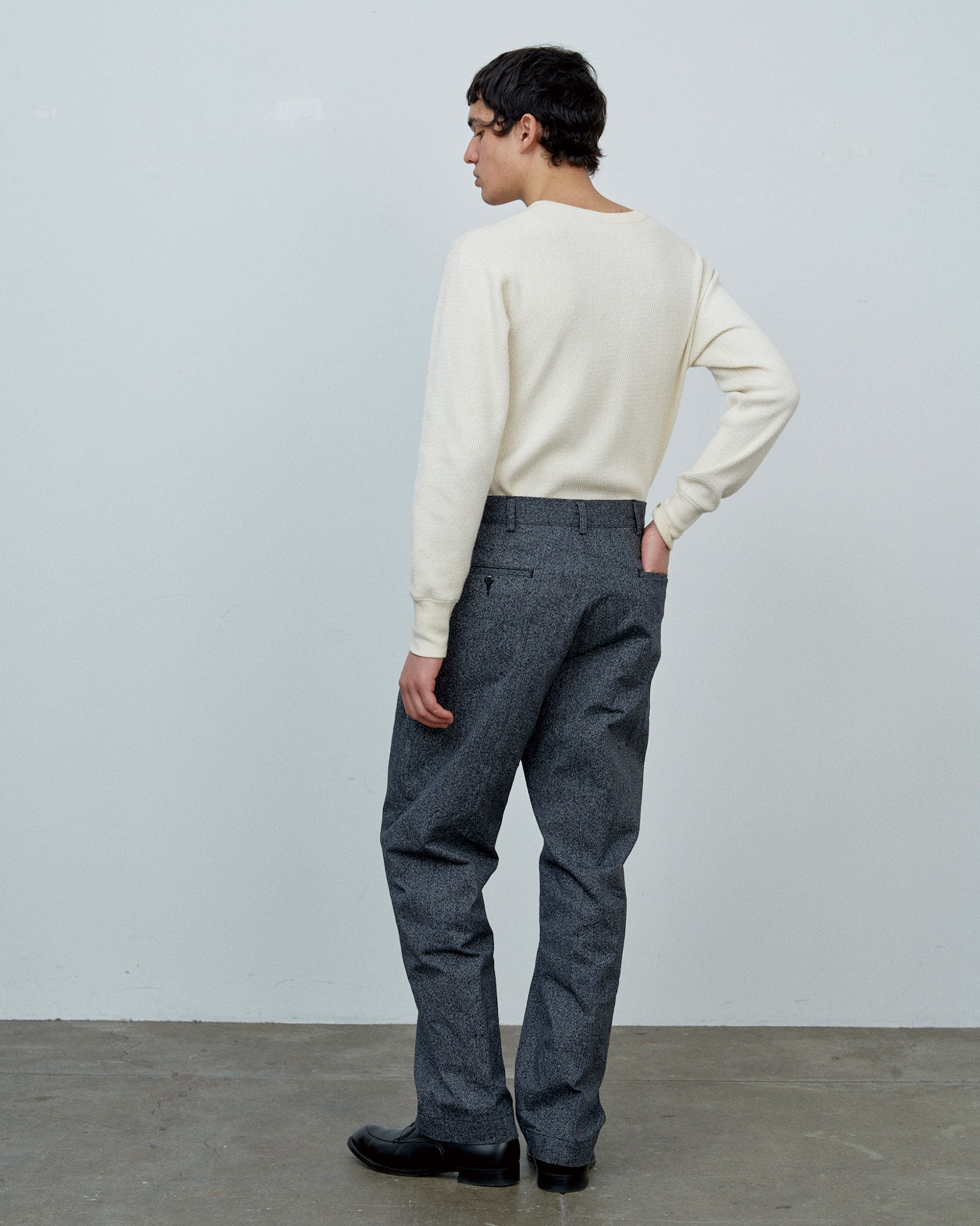 1963 TROUSERS HEATHER CHAMBRAY