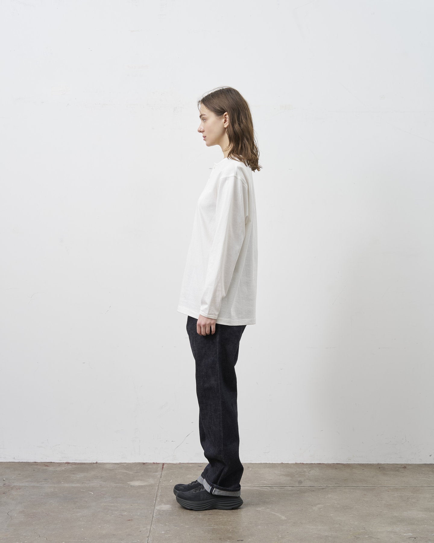 HENLEY NECK L/S TEE