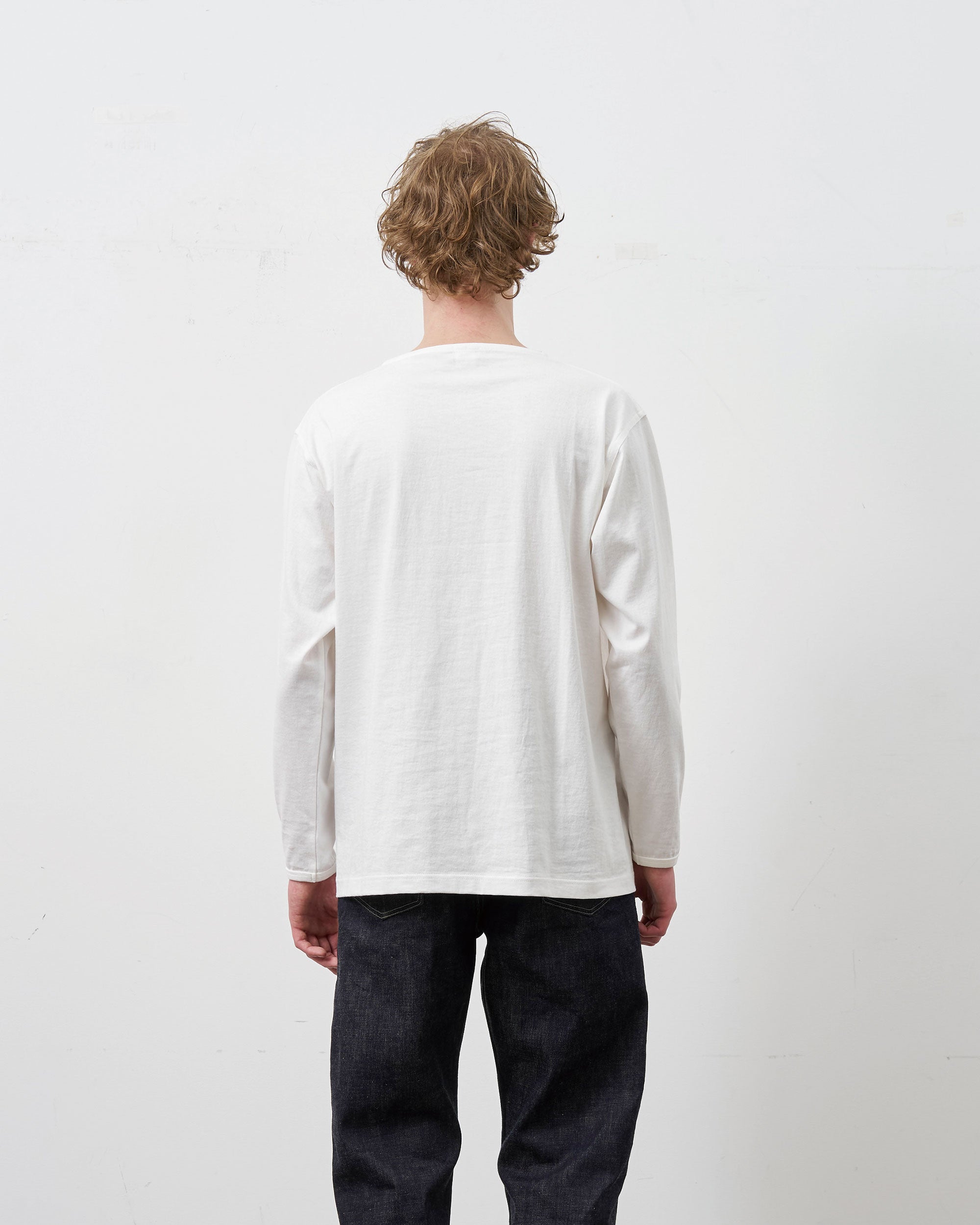 HENLEY NECK L/S TEE