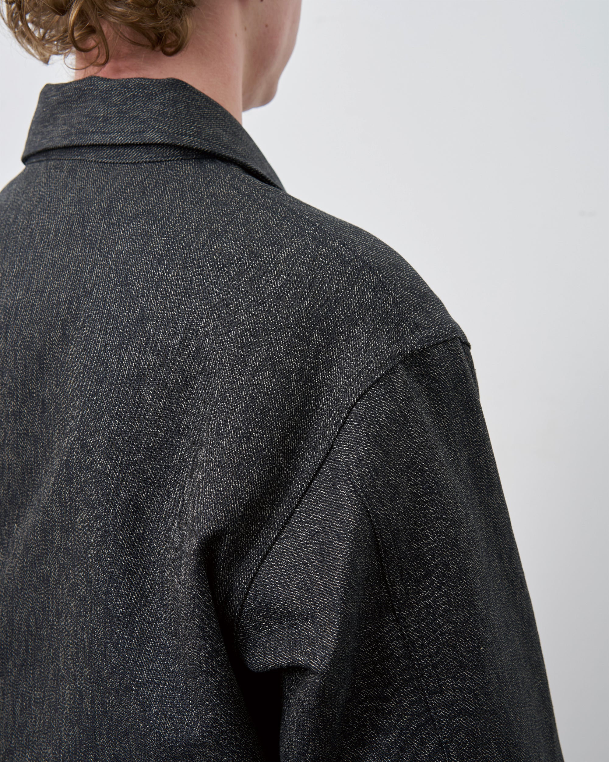 LEO JACKET HEATHER TWILL