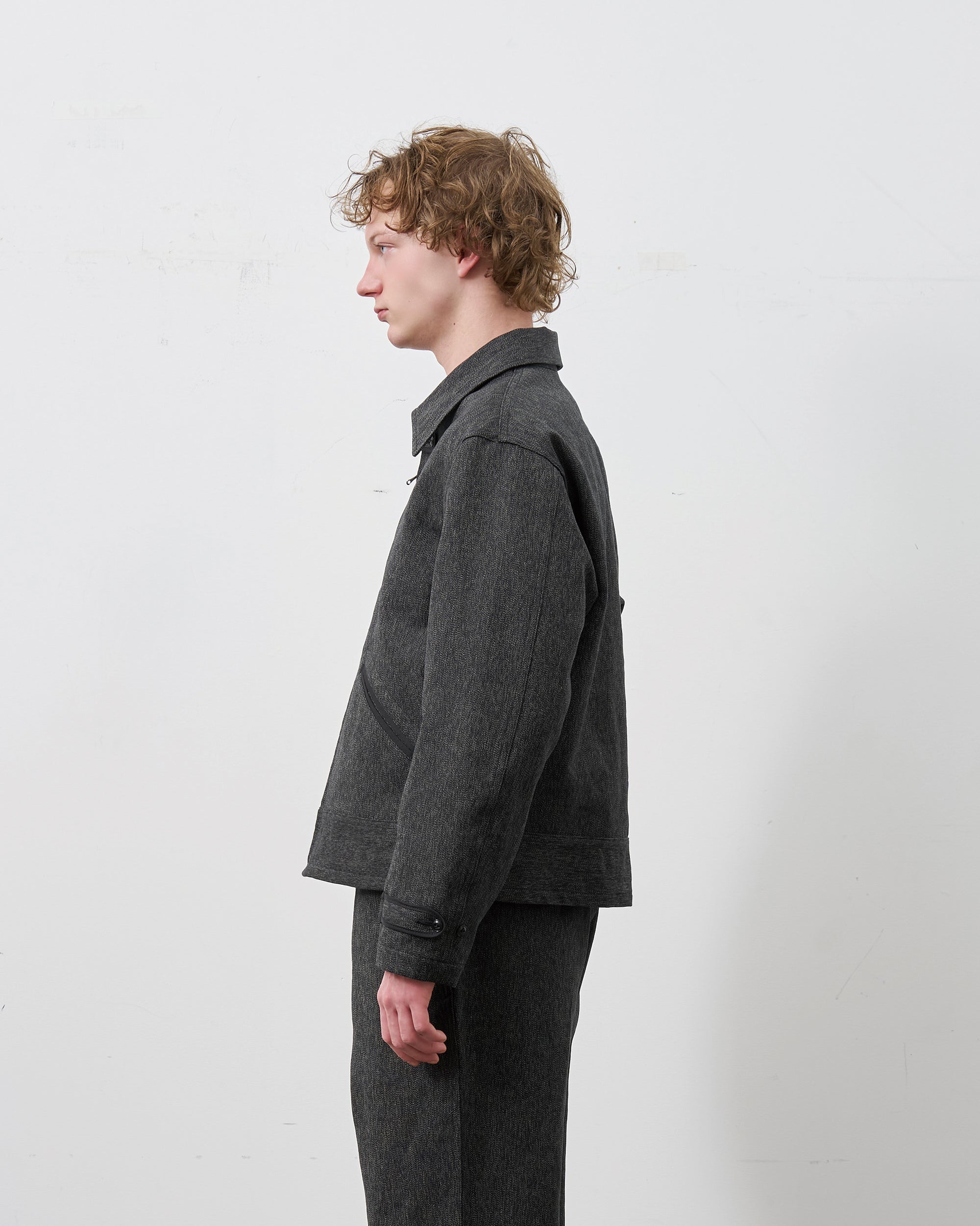 LEO JACKET HEATHER TWILL