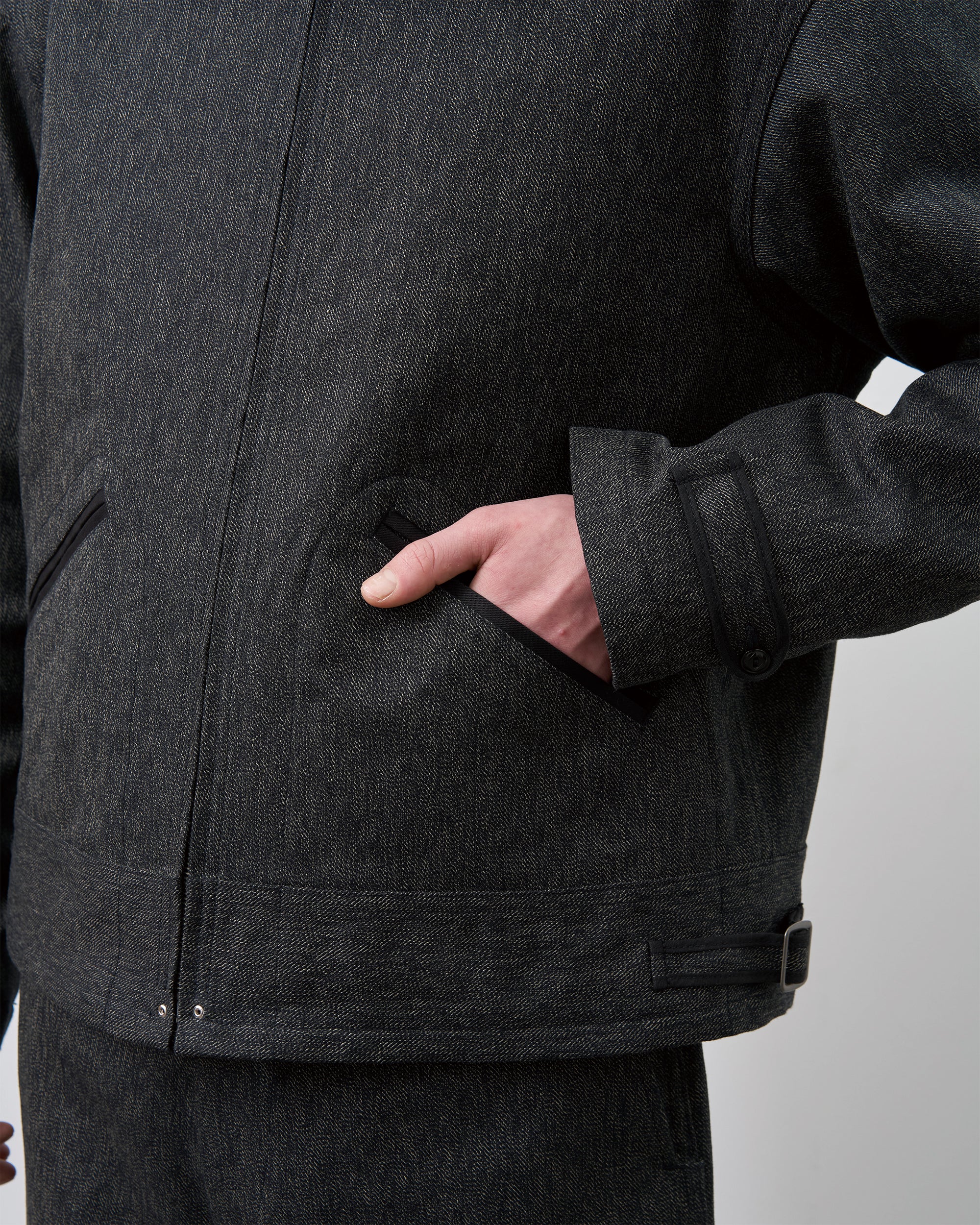 LEO JACKET HEATHER TWILL