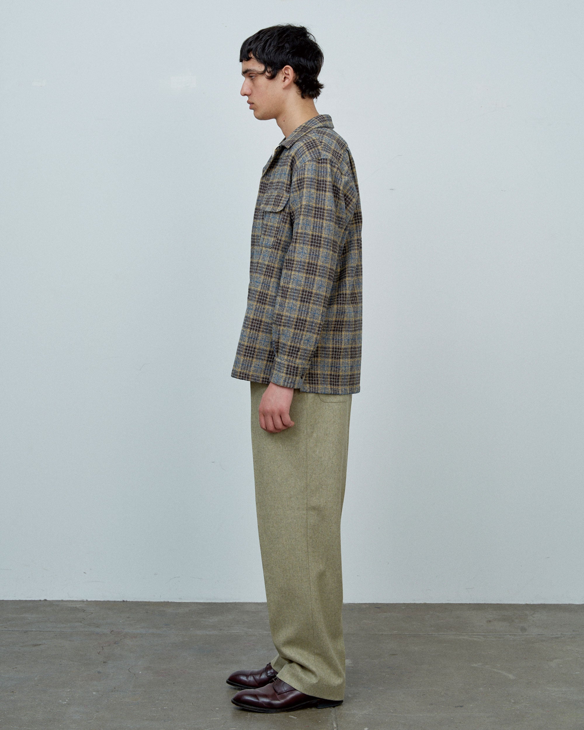 ROGER SHIRT COTTON TWEED CHECK
