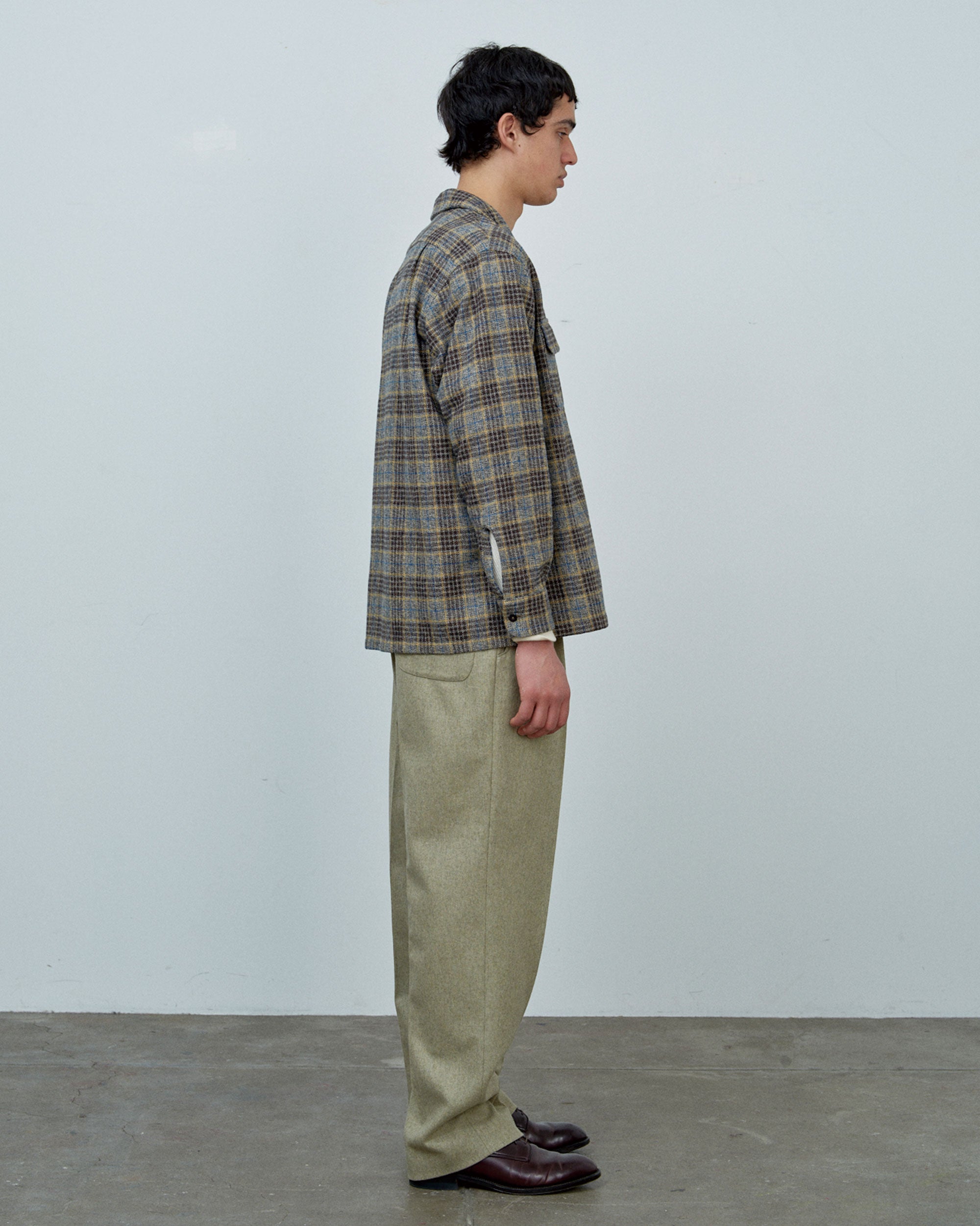 ROGER SHIRT COTTON TWEED CHECK