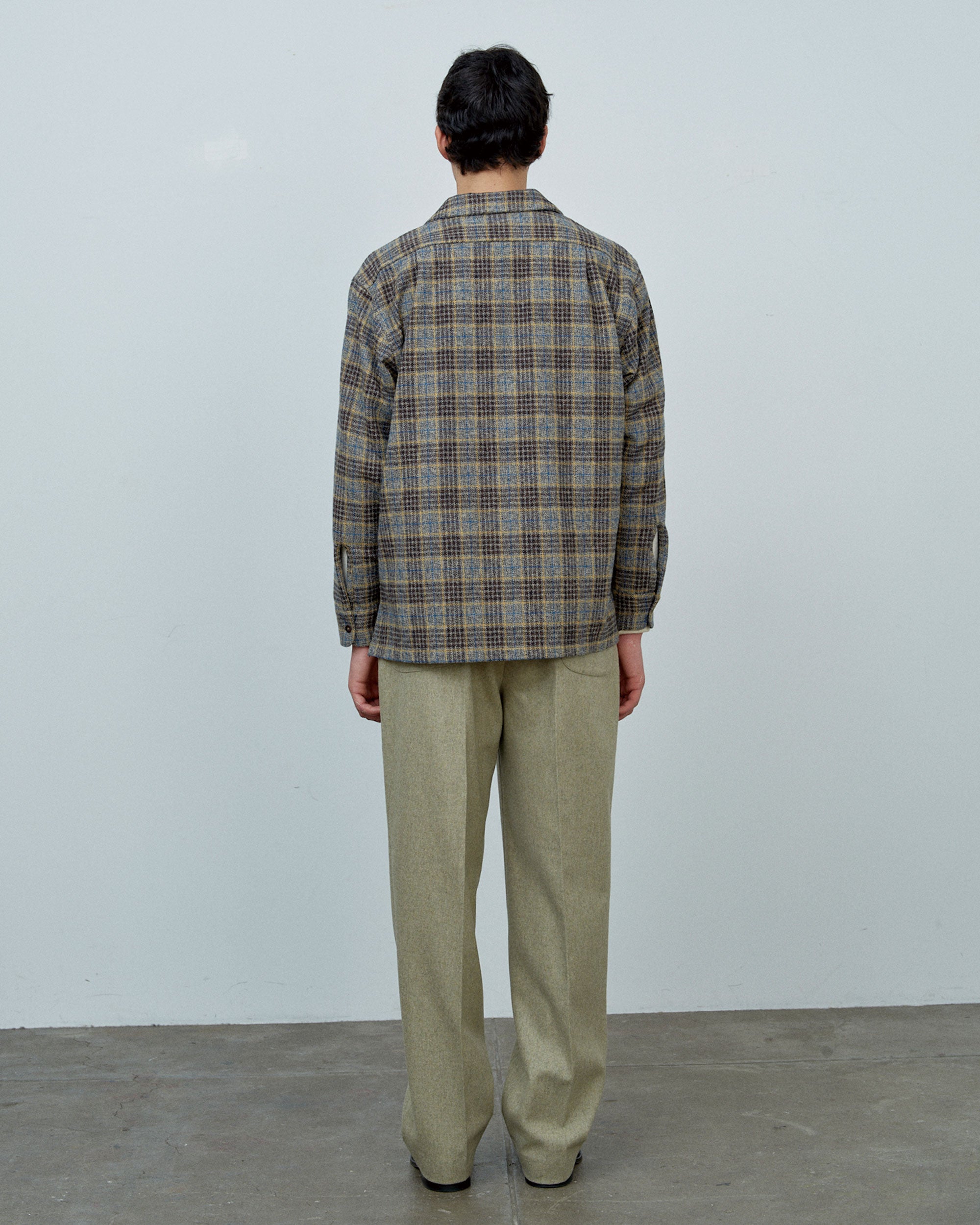 ROGER SHIRT COTTON TWEED CHECK