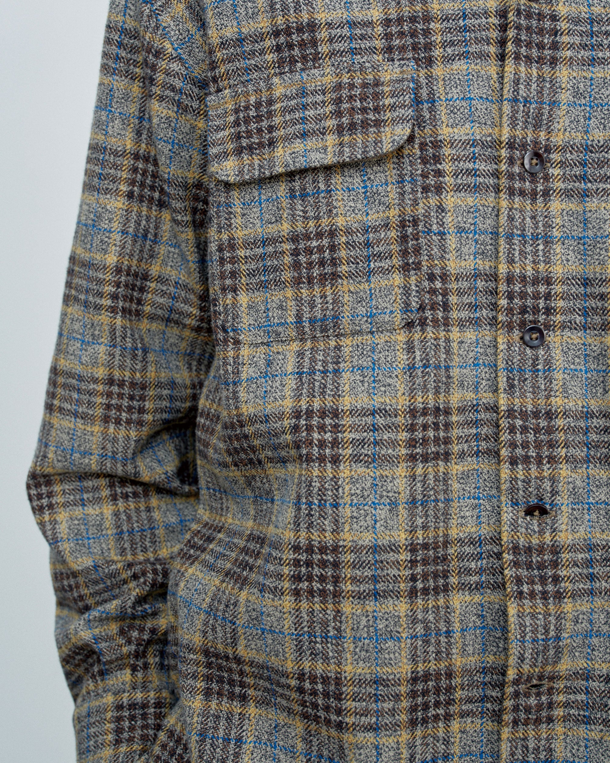 ROGER SHIRT COTTON TWEED CHECK
