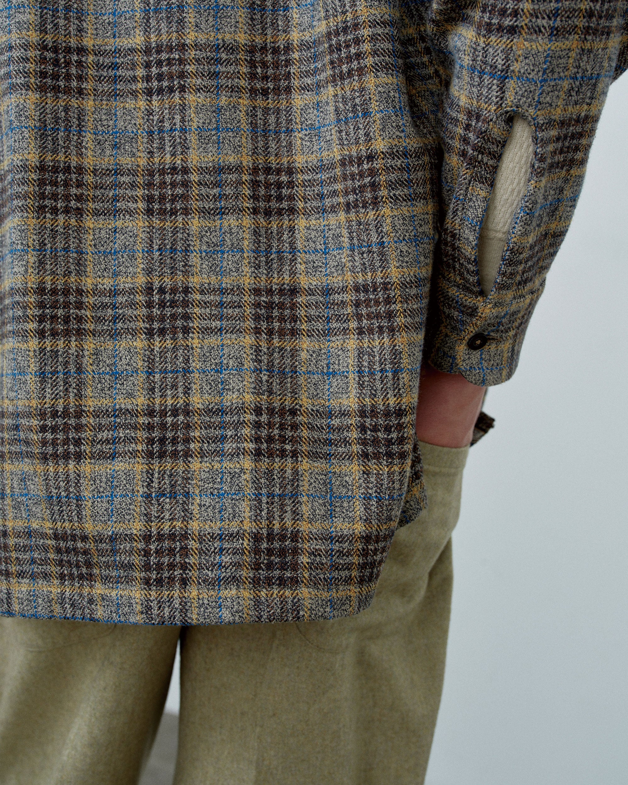ROGER SHIRT COTTON TWEED CHECK