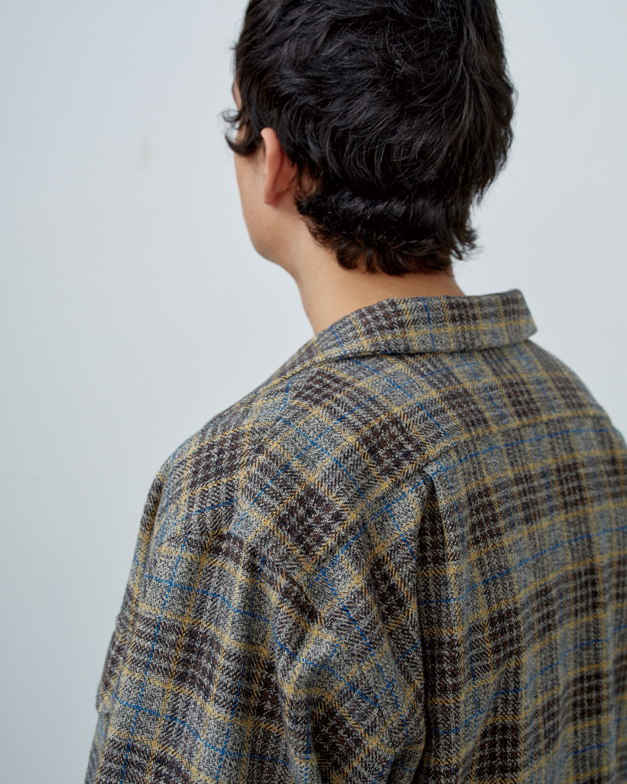 ROGER SHIRT COTTON TWEED CHECK