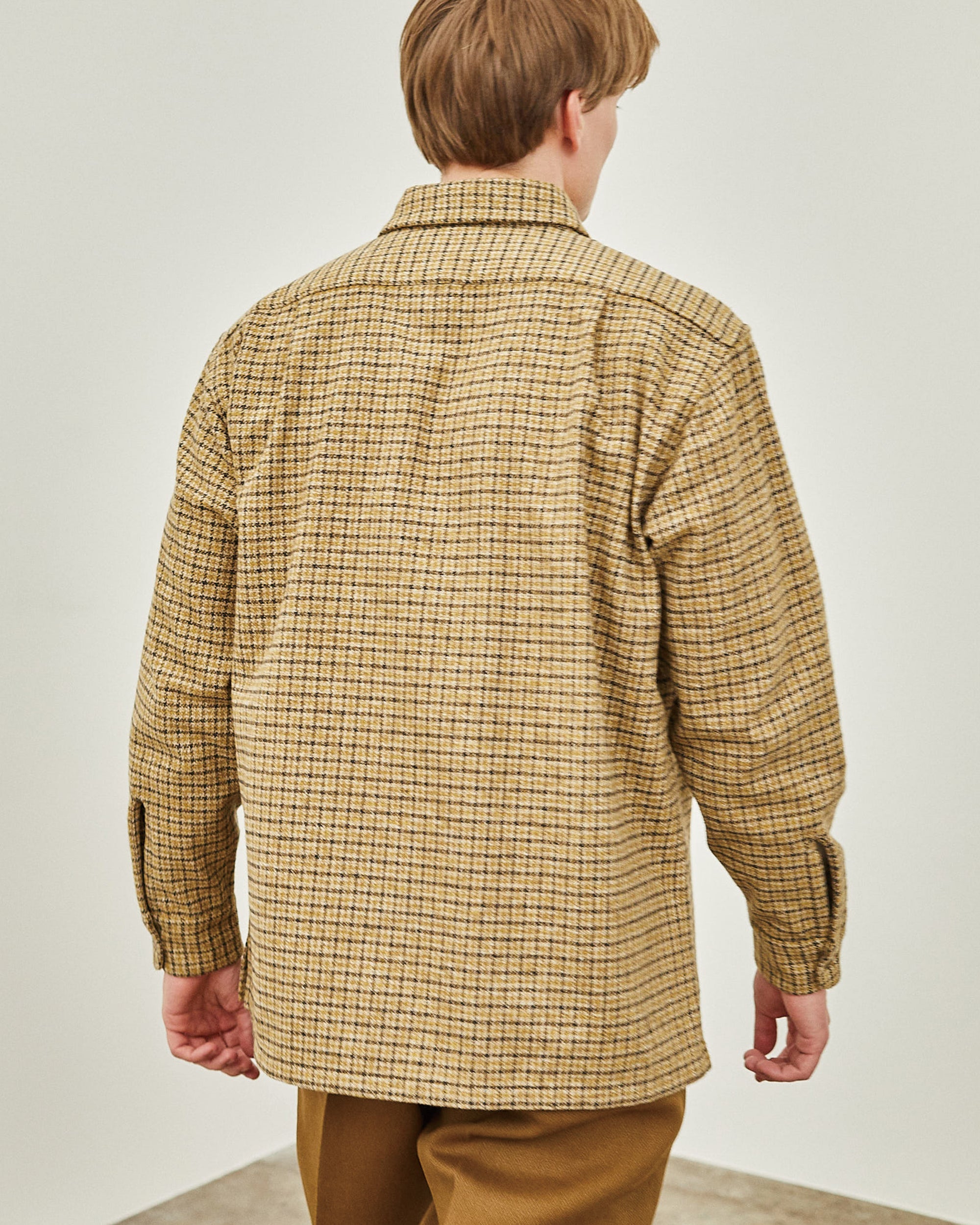 ROGER SHIRT PLAID COTTON TWEED