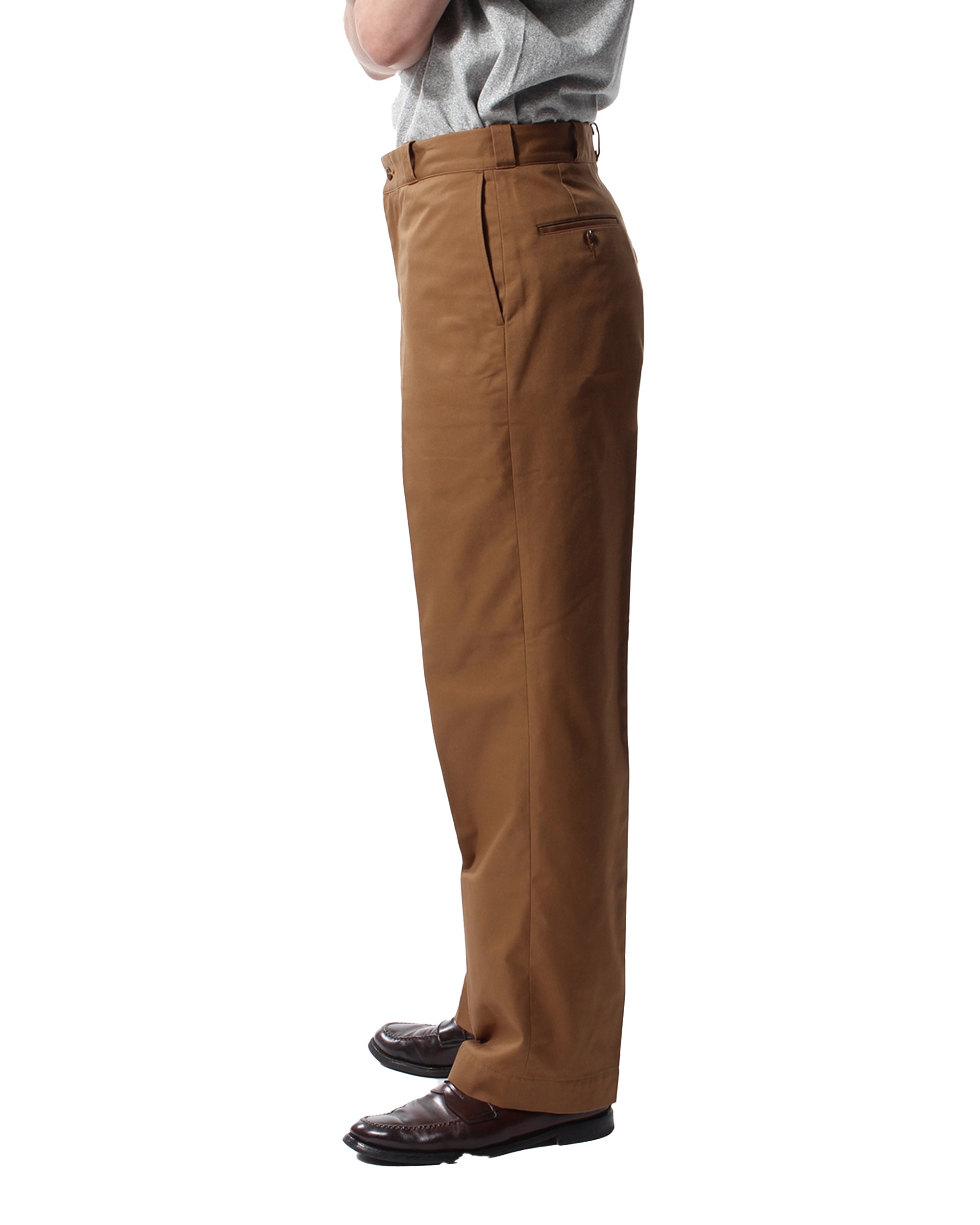 パンツ YANKSHIRE TROUSERS M1963 TWILL Yankshire 1963 Trousers Heather Twill Grey – Clutch Cafe