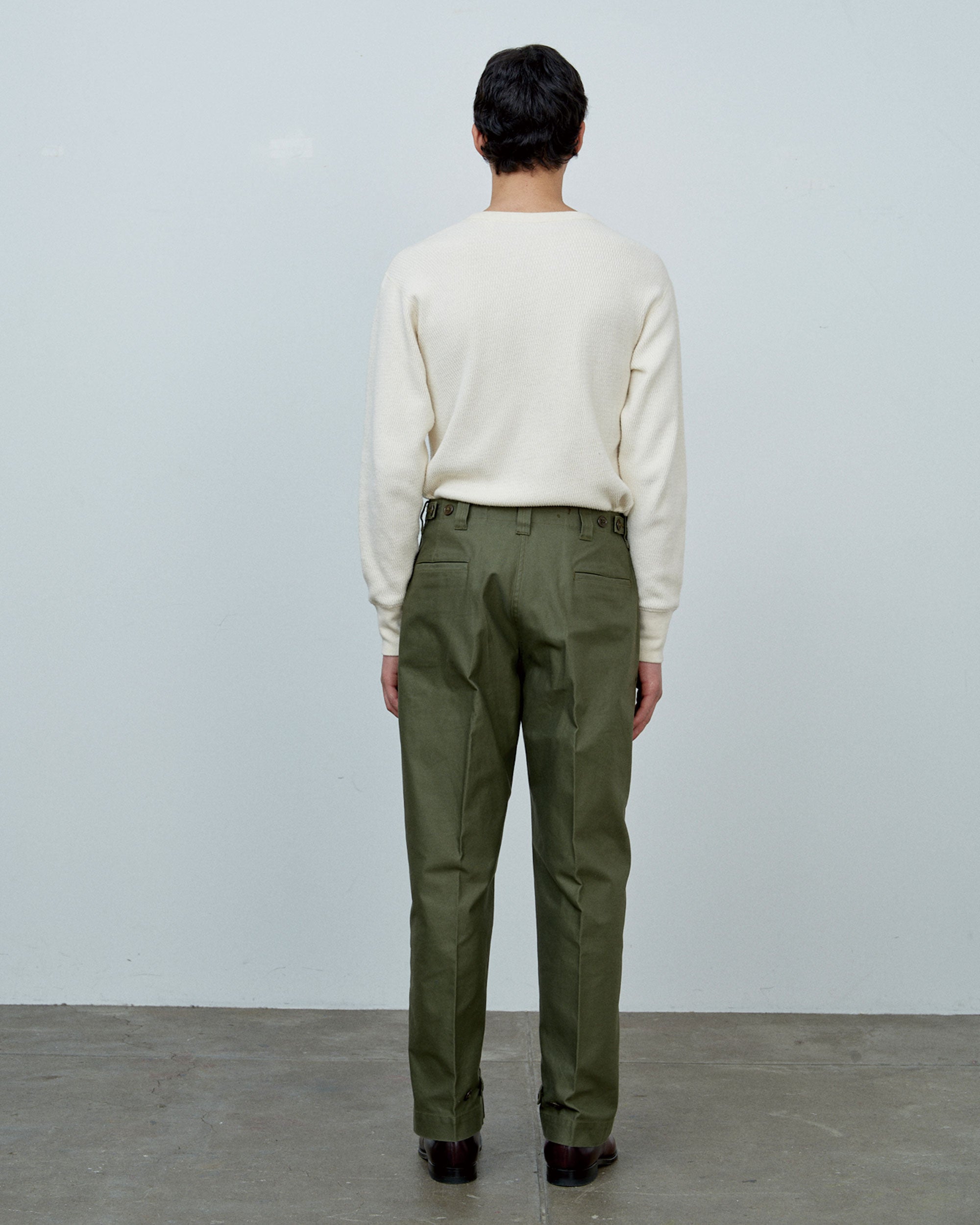 YANKSHIRE M-1945 TROUSERS SATTEEN 良品 TROUSERS M1945 SATEEN
