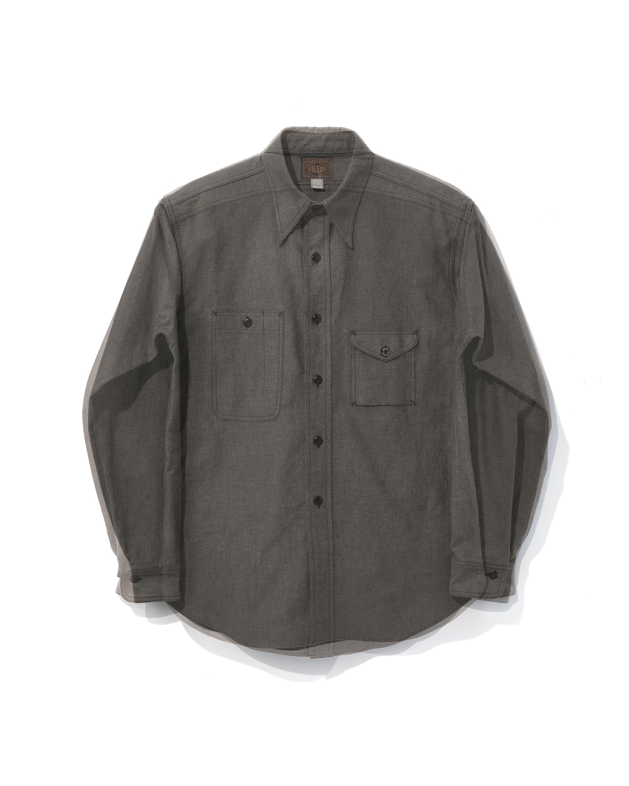 Y1934 HEATHER CHAMBRAY SHIRT
