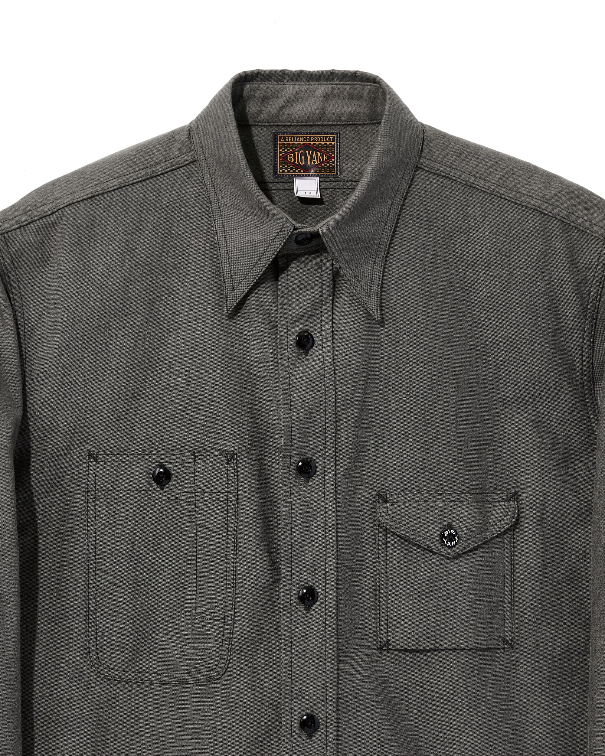 Y1934 HEATHER CHAMBRAY SHIRT