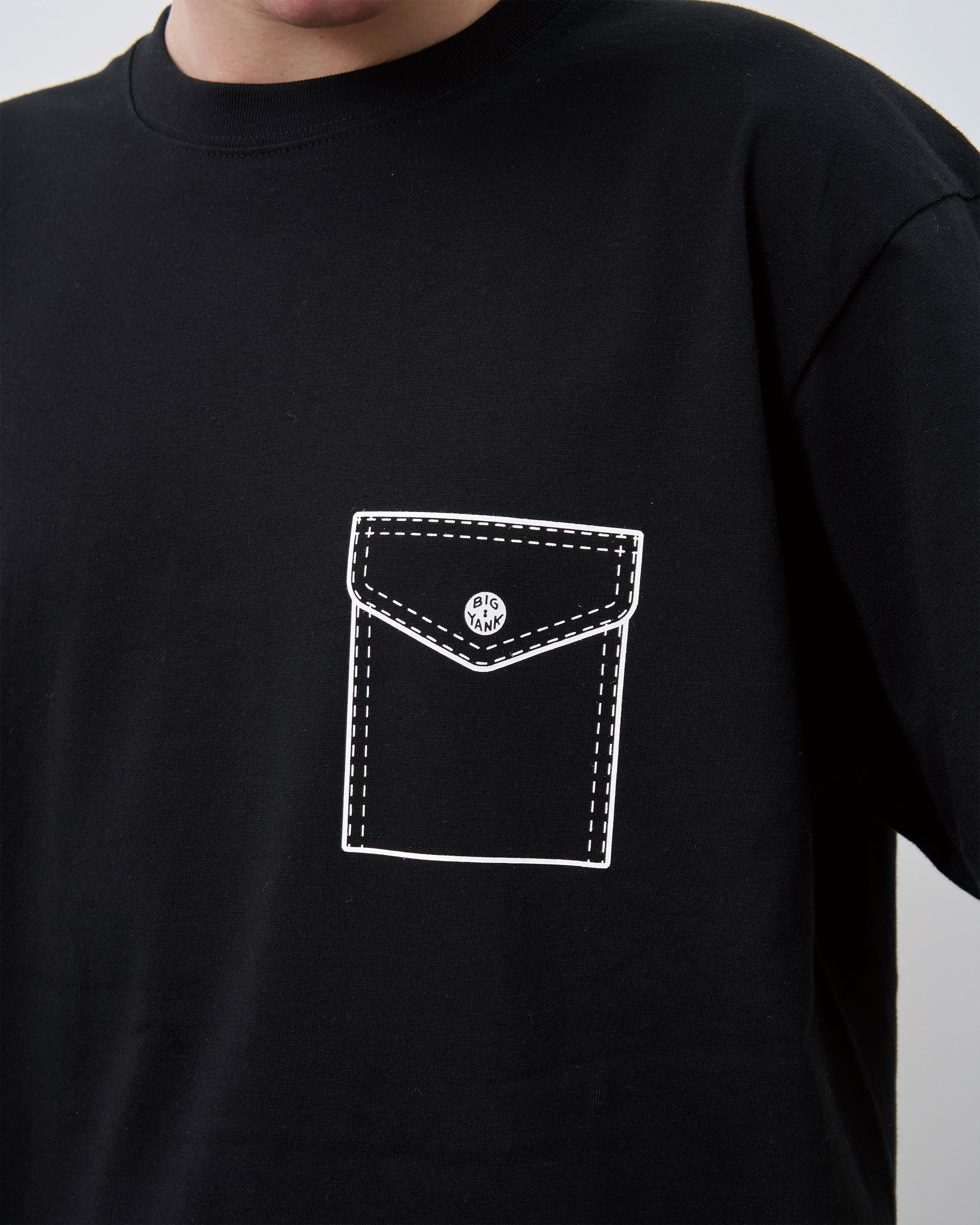 Y1935 FAKE POCKET TEE