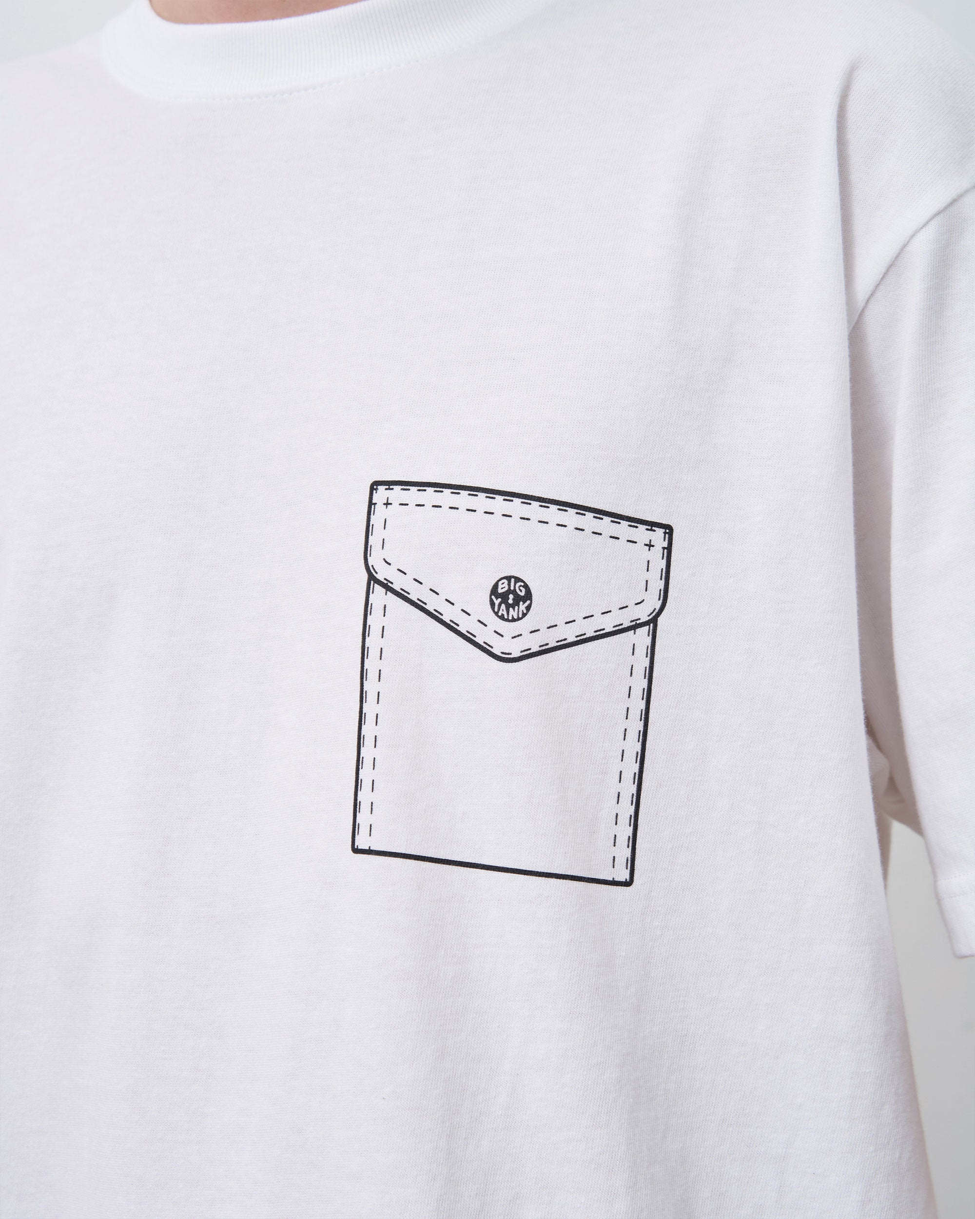 Y1935 FAKE POCKET TEE
