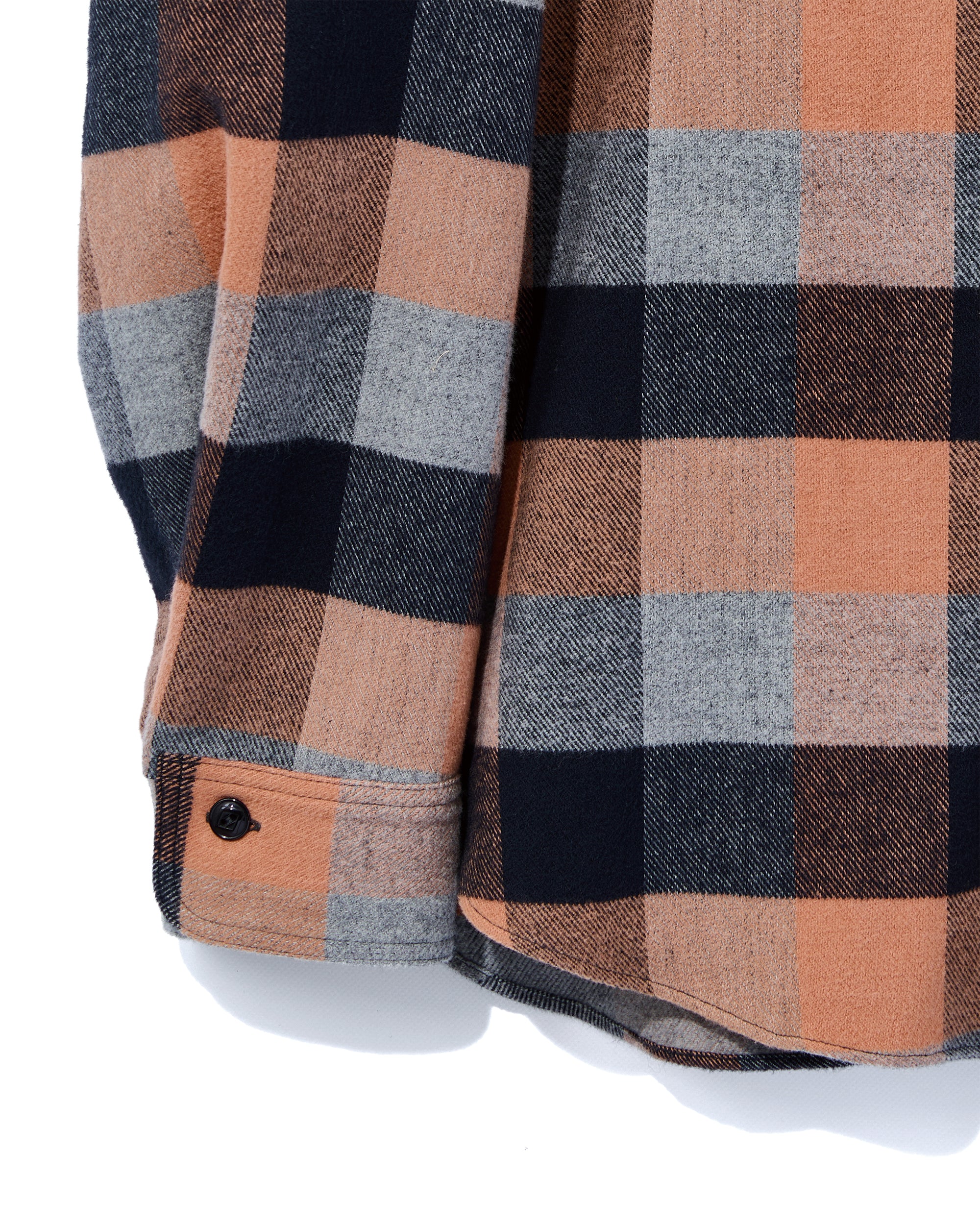 Y1936 H-ZIP FLANNEL CHECK SHIRT