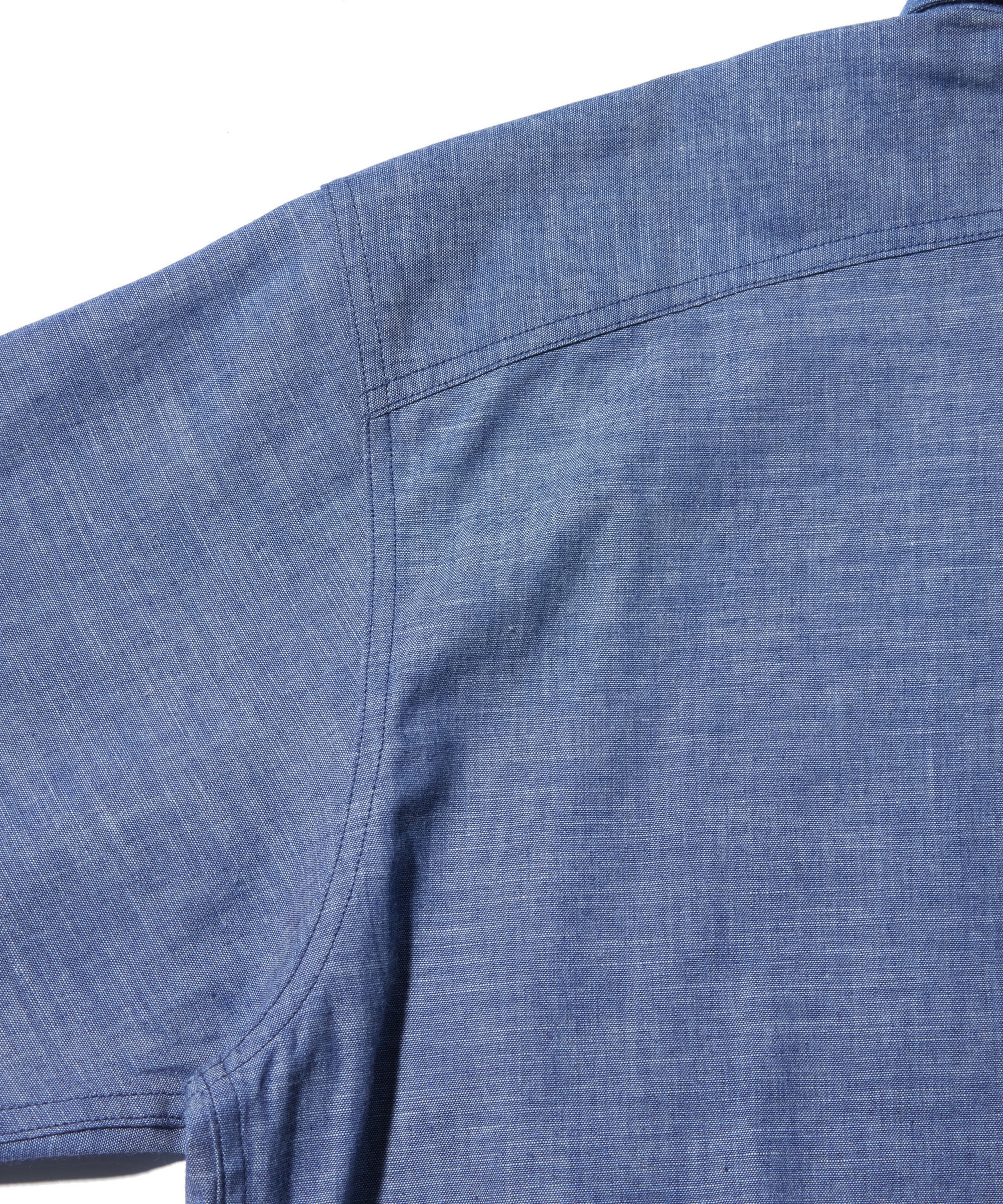 Y1942 S-SLEEVE CHAMBRAY SHIRT