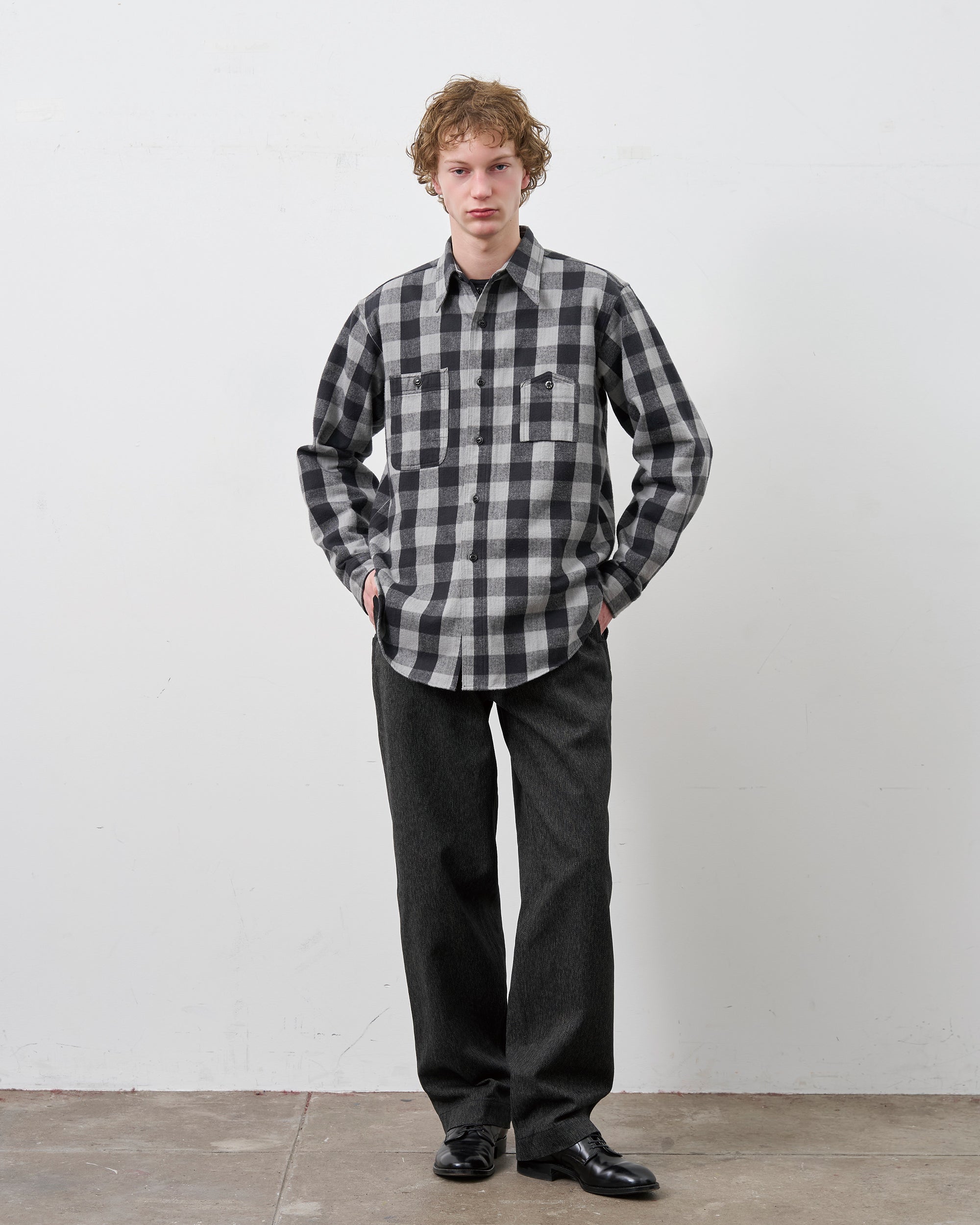 Y1945 FLANNEL CHECK SHIRT