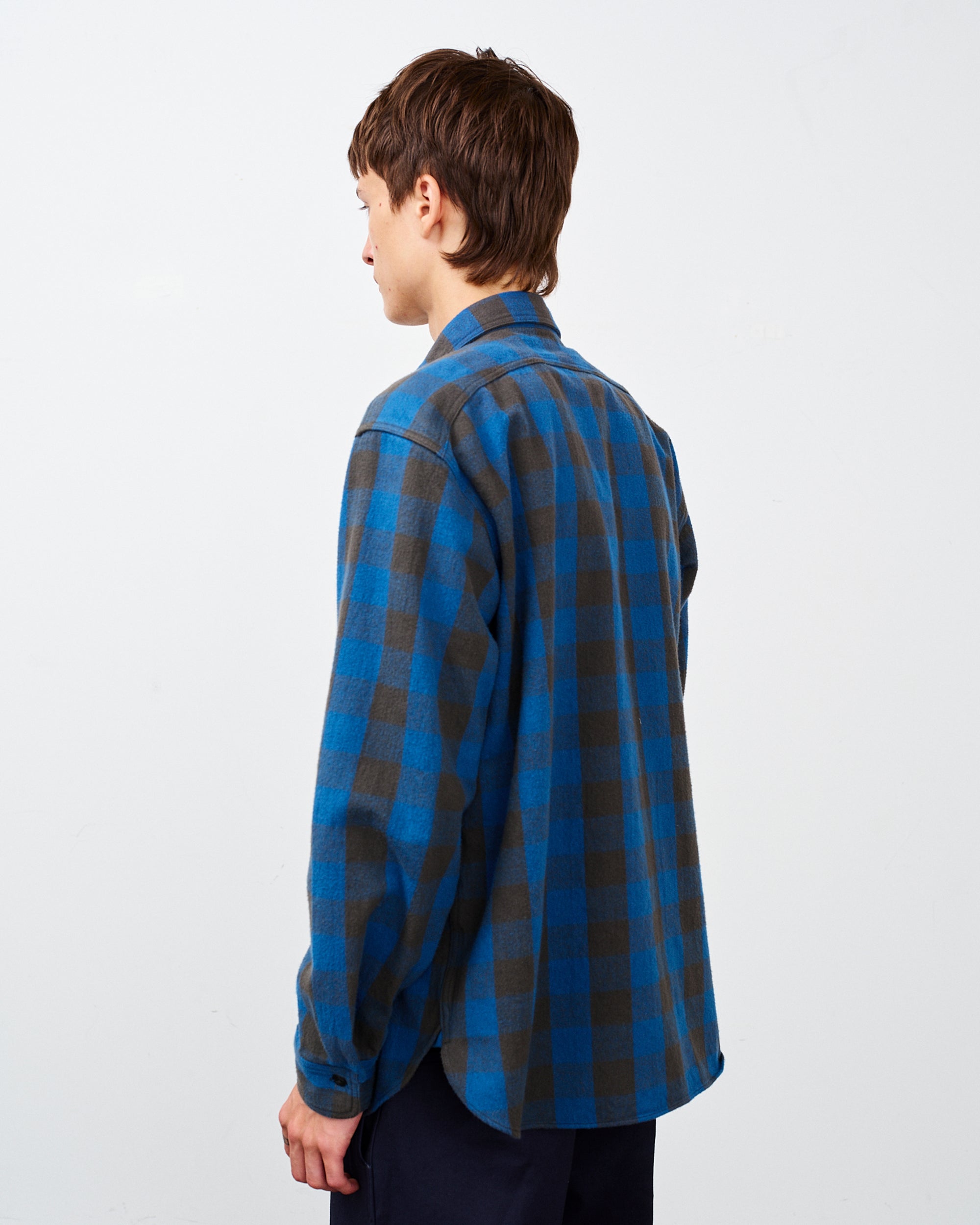 Y1945 FLANNEL SHIRT BLOCK CHECK
