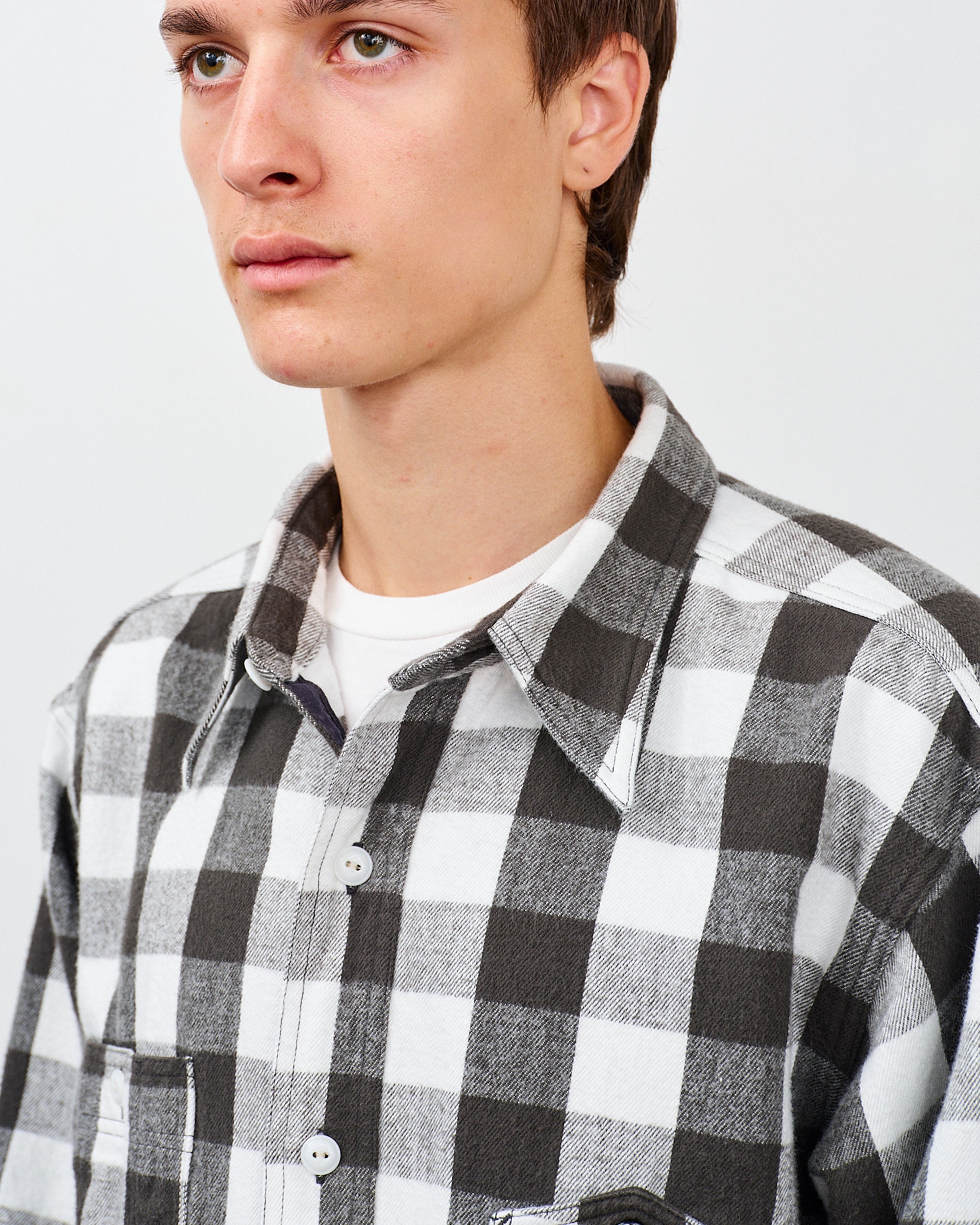 Y1945 FLANNEL SHIRT BLOCK CHECK