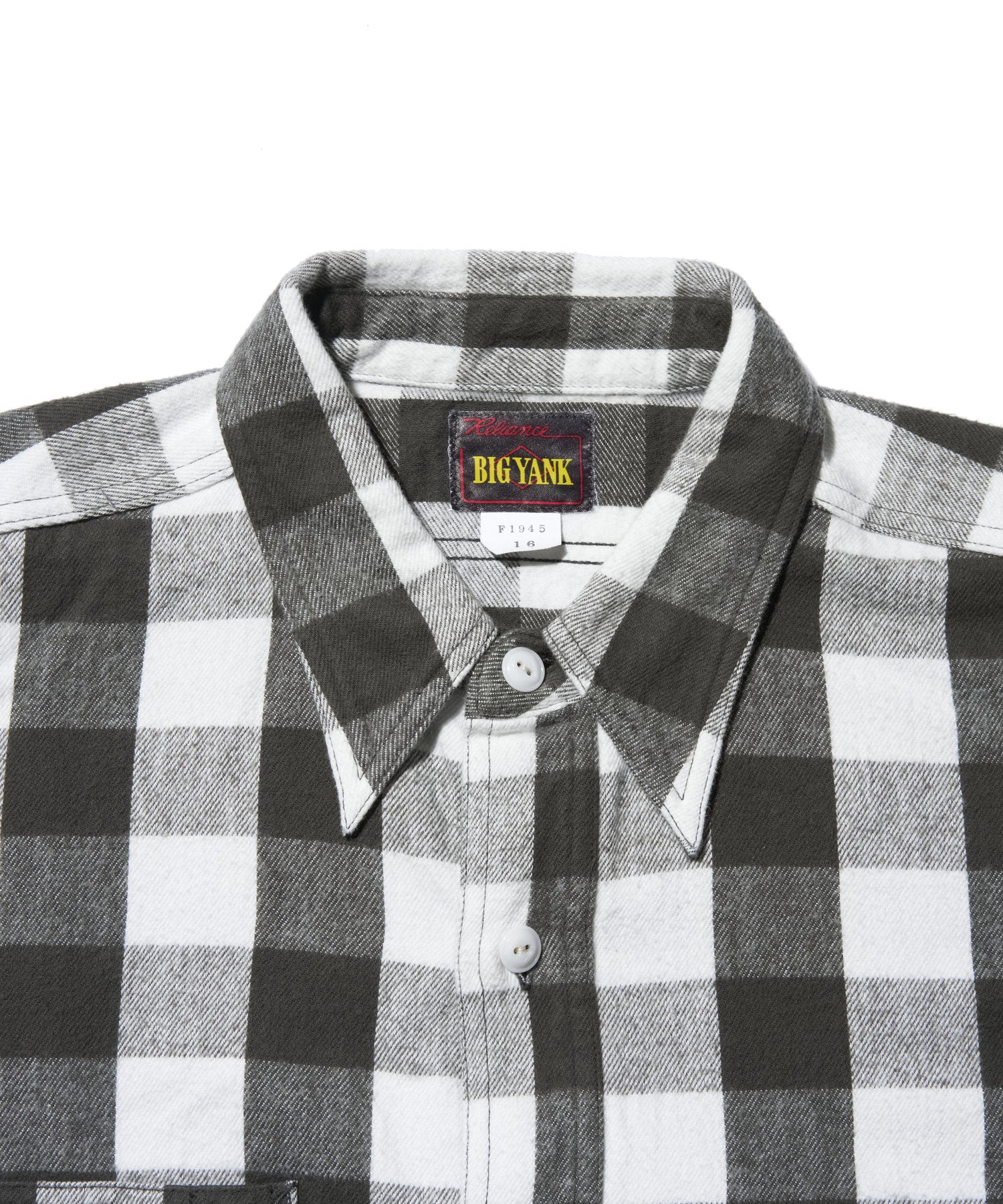 Y1945 FLANNEL SHIRT BLOCK CHECK